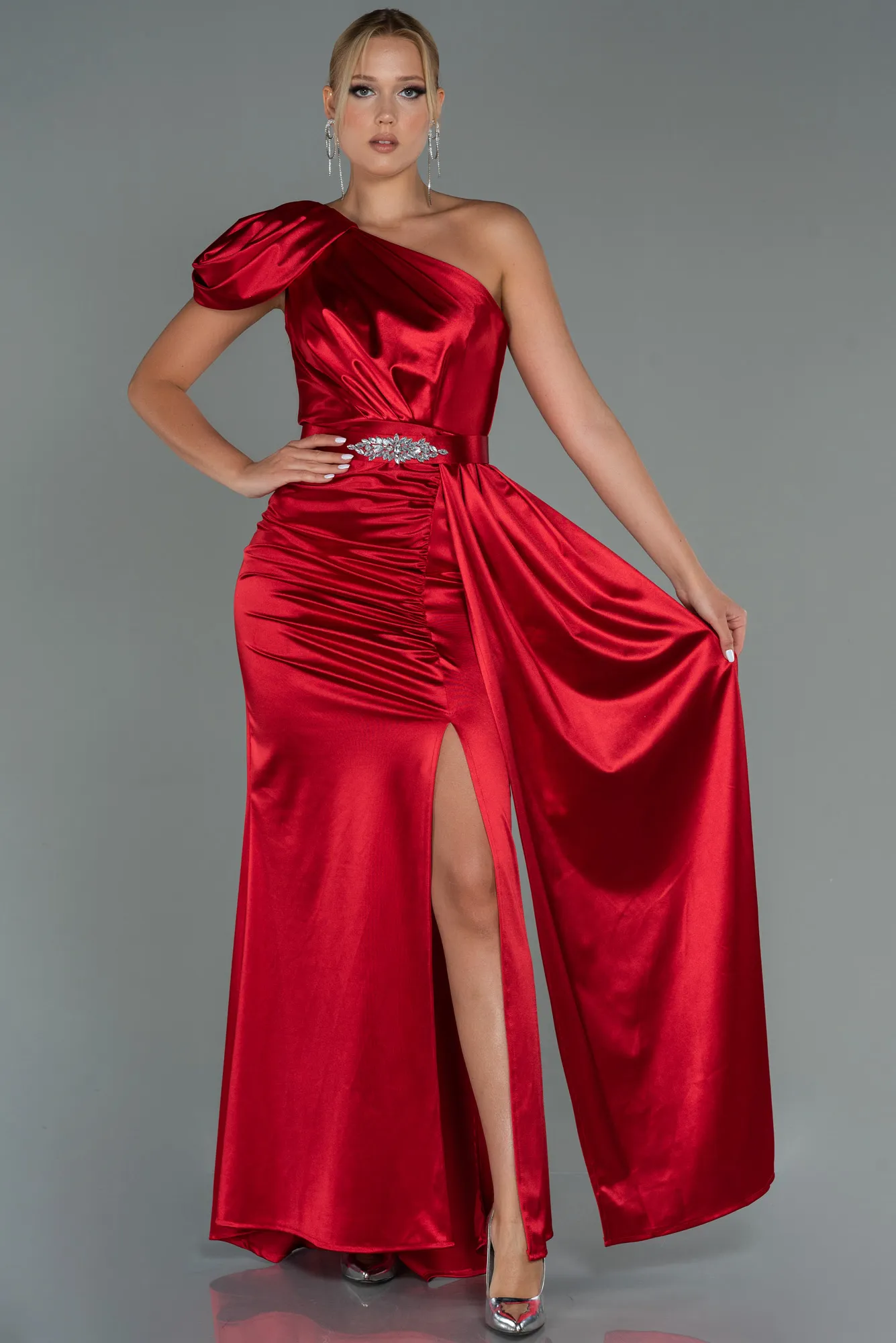 Red-Long Prom Gown ABU3099