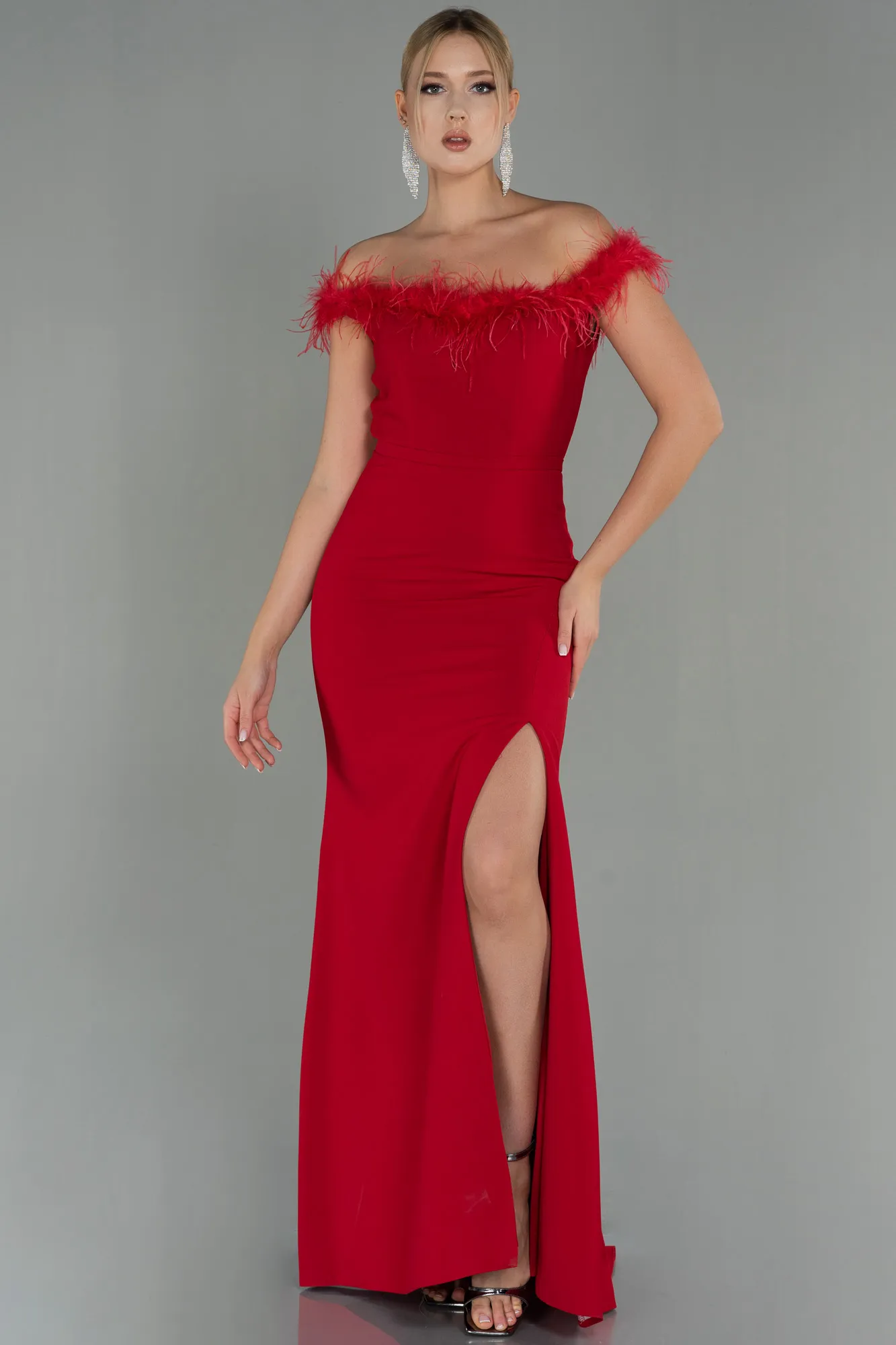 Red-Long Prom Gown ABU3147