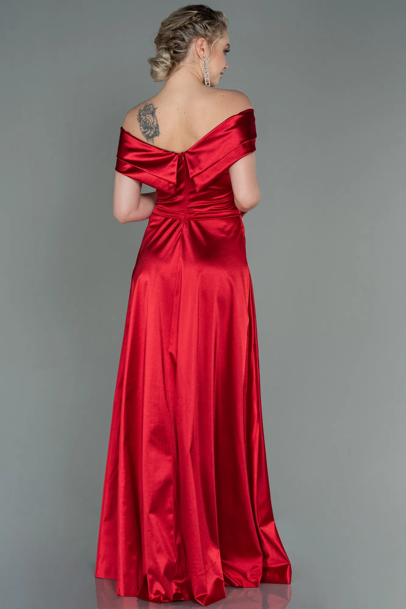Red-Long Prom Gown ABU3157