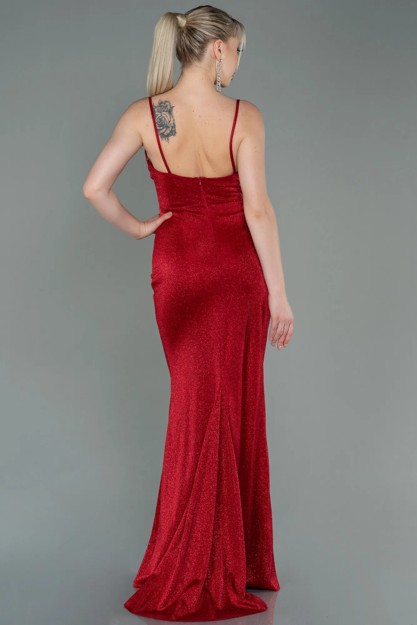 Red-Long Prom Gown ABU3182