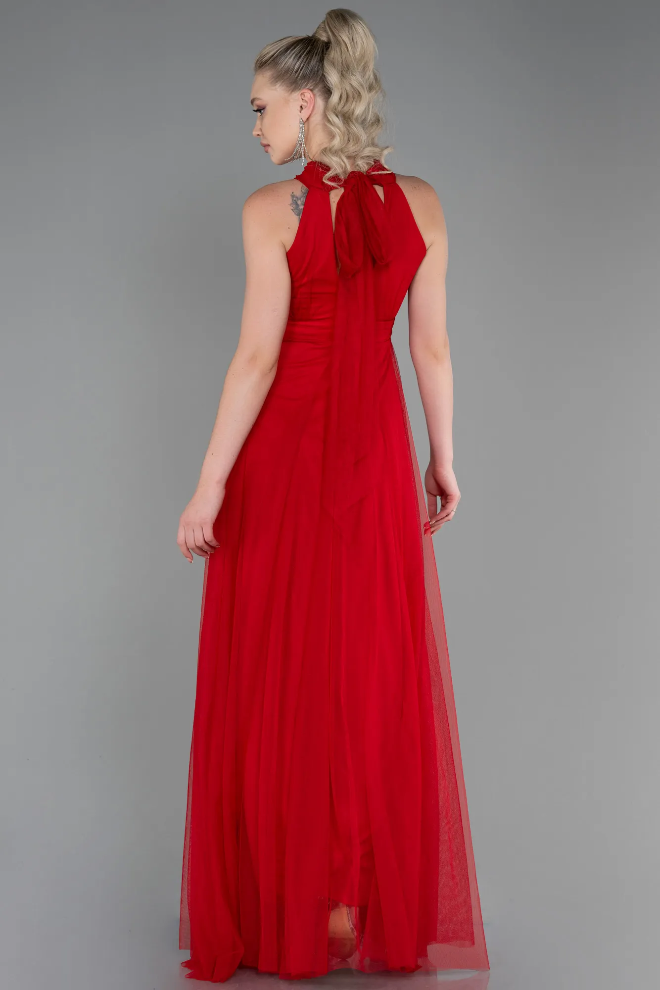 Red-Long Prom Gown ABU3252