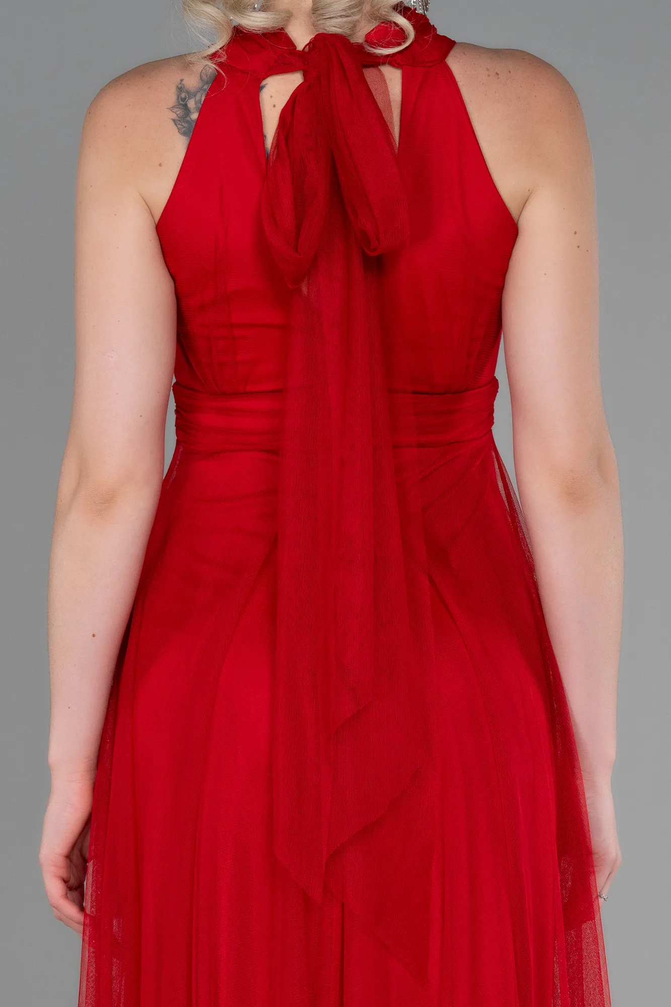 Red-Long Prom Gown ABU3252