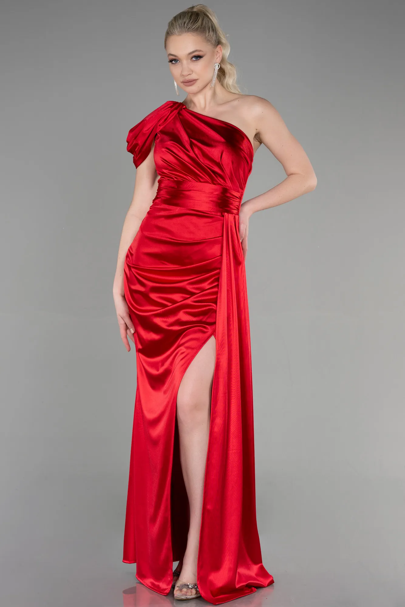 Red-Long Prom Gown ABU3325