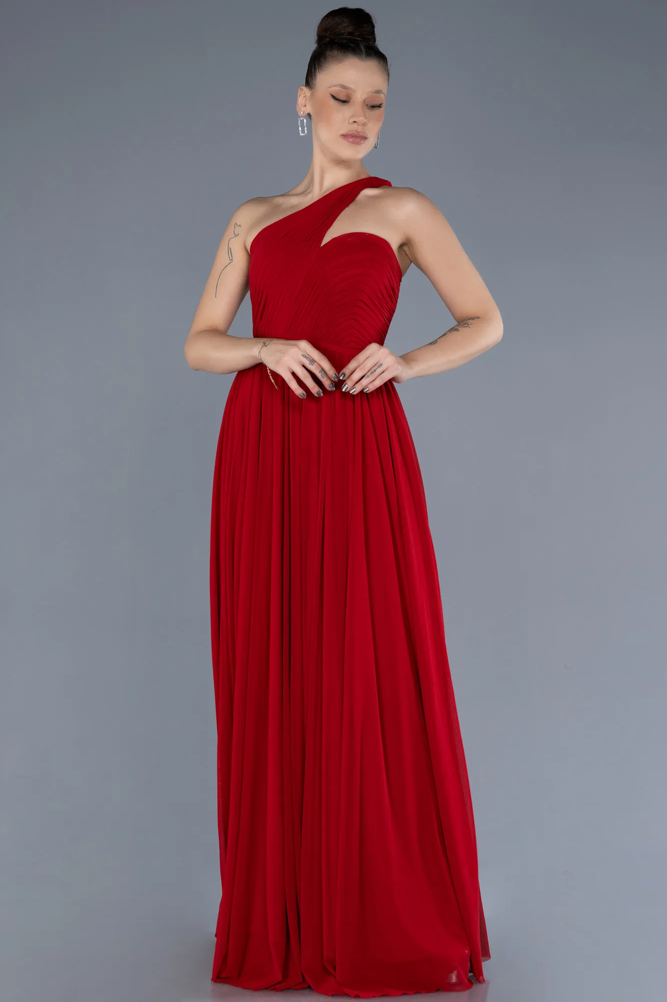 Red-Long Prom Gown ABU3399