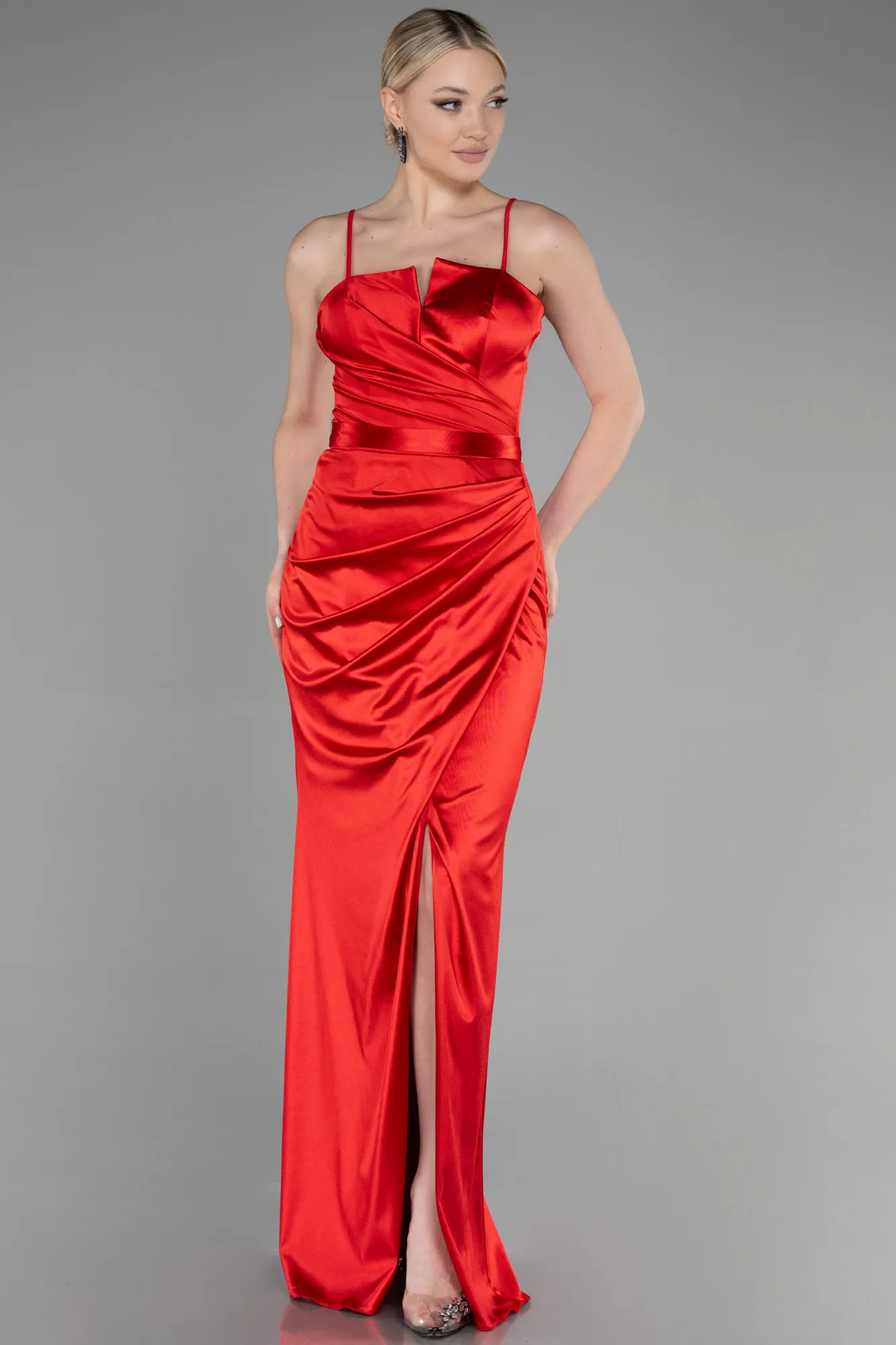 Red-Long Prom Gown ABU3480