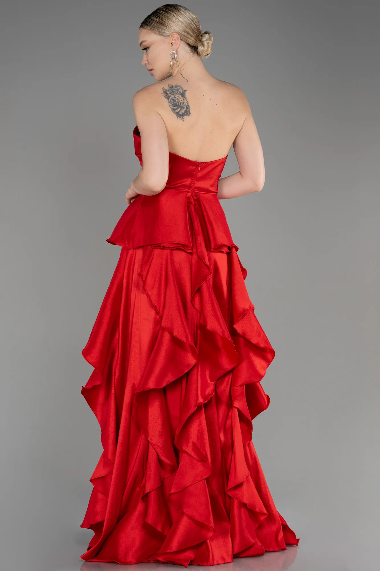 Red-Long Prom Gown ABU3886