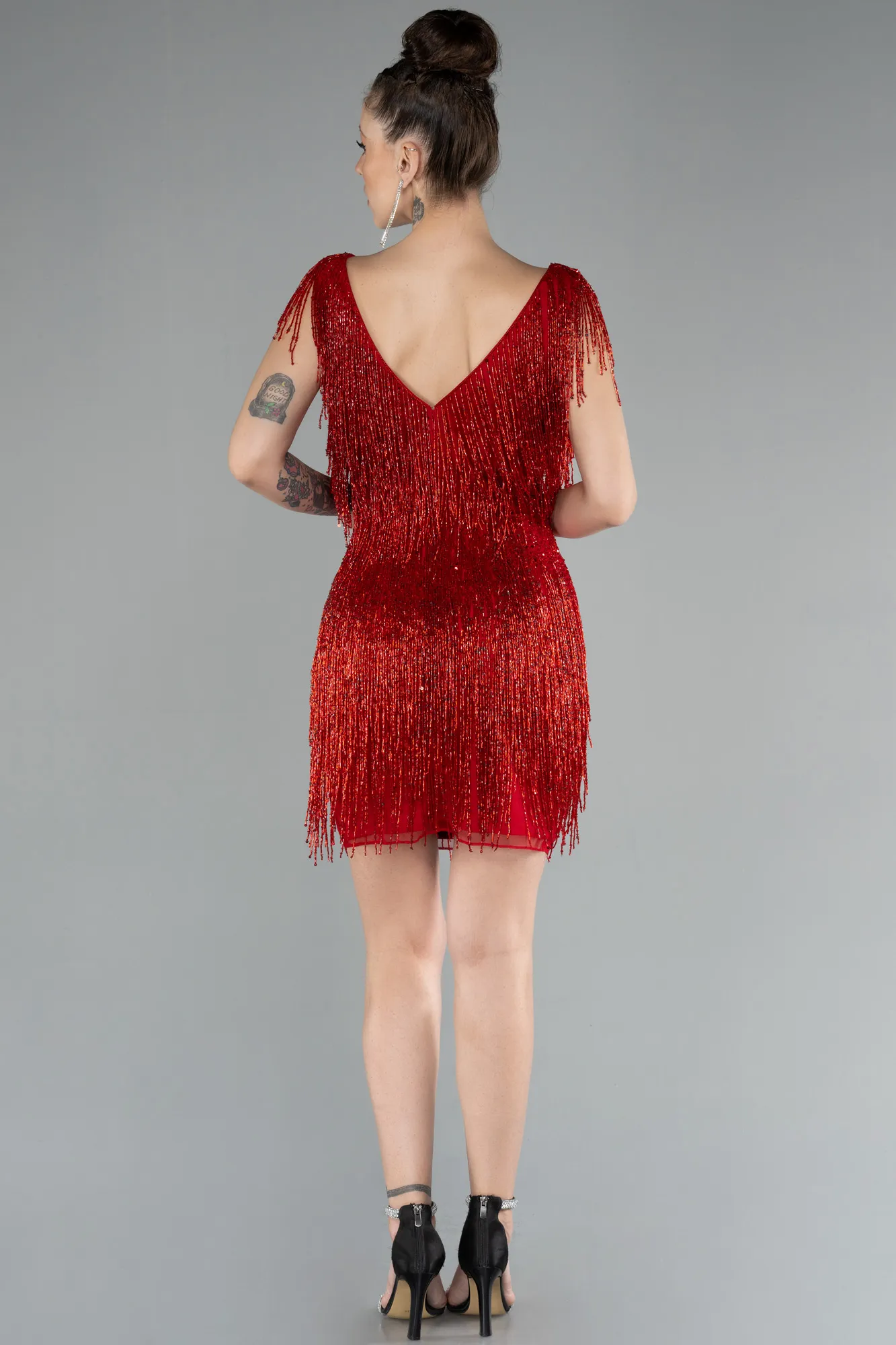 Red-Mini Stony Haute Couture ABK2199