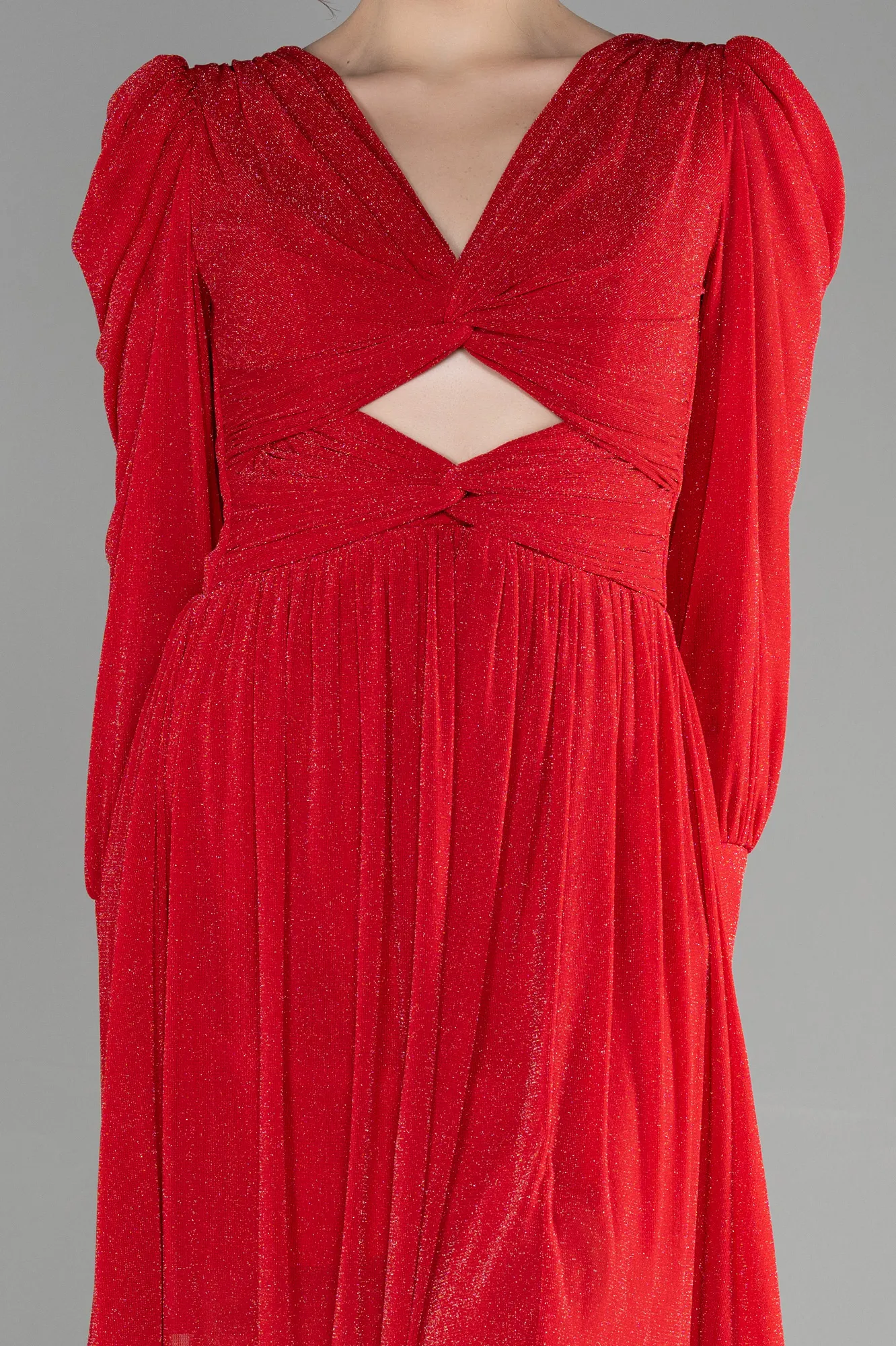 Red-Short Invitation Dress ABK1839