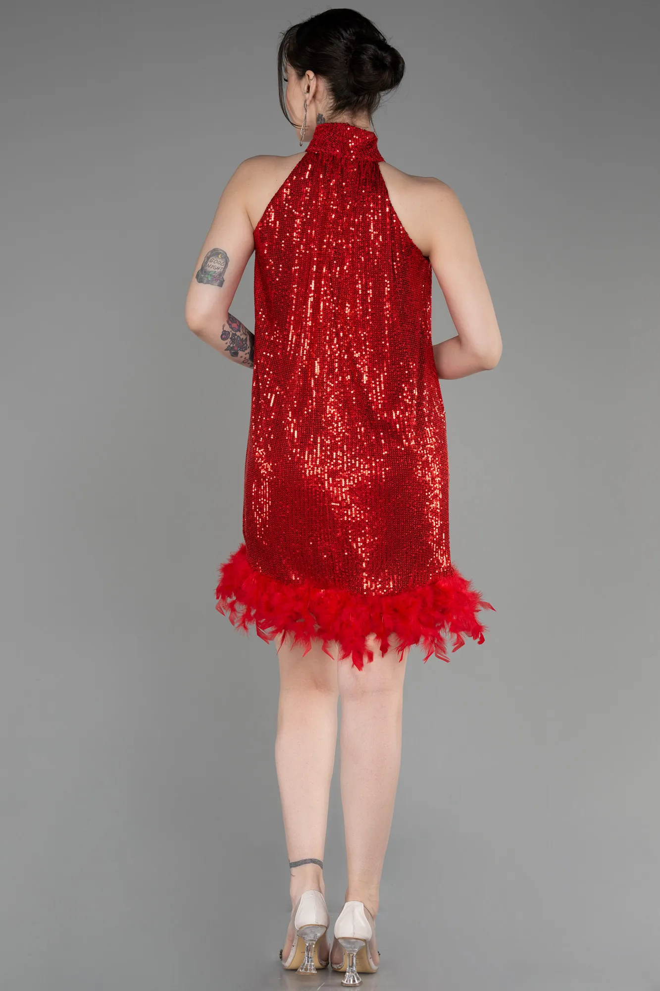 Red-Short Party Dress ABK2049