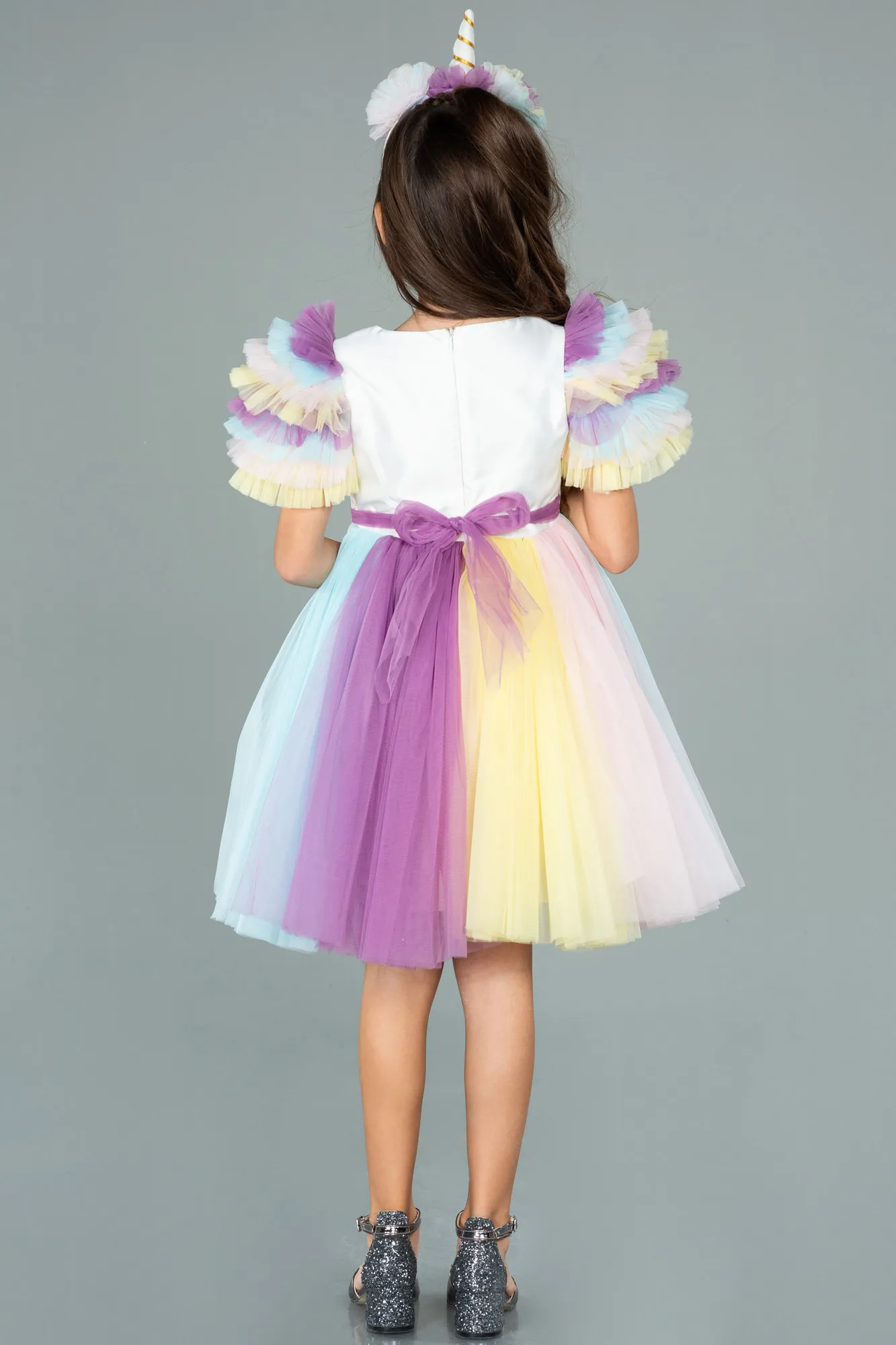 Rinser-Short Girl Dress ABK1056