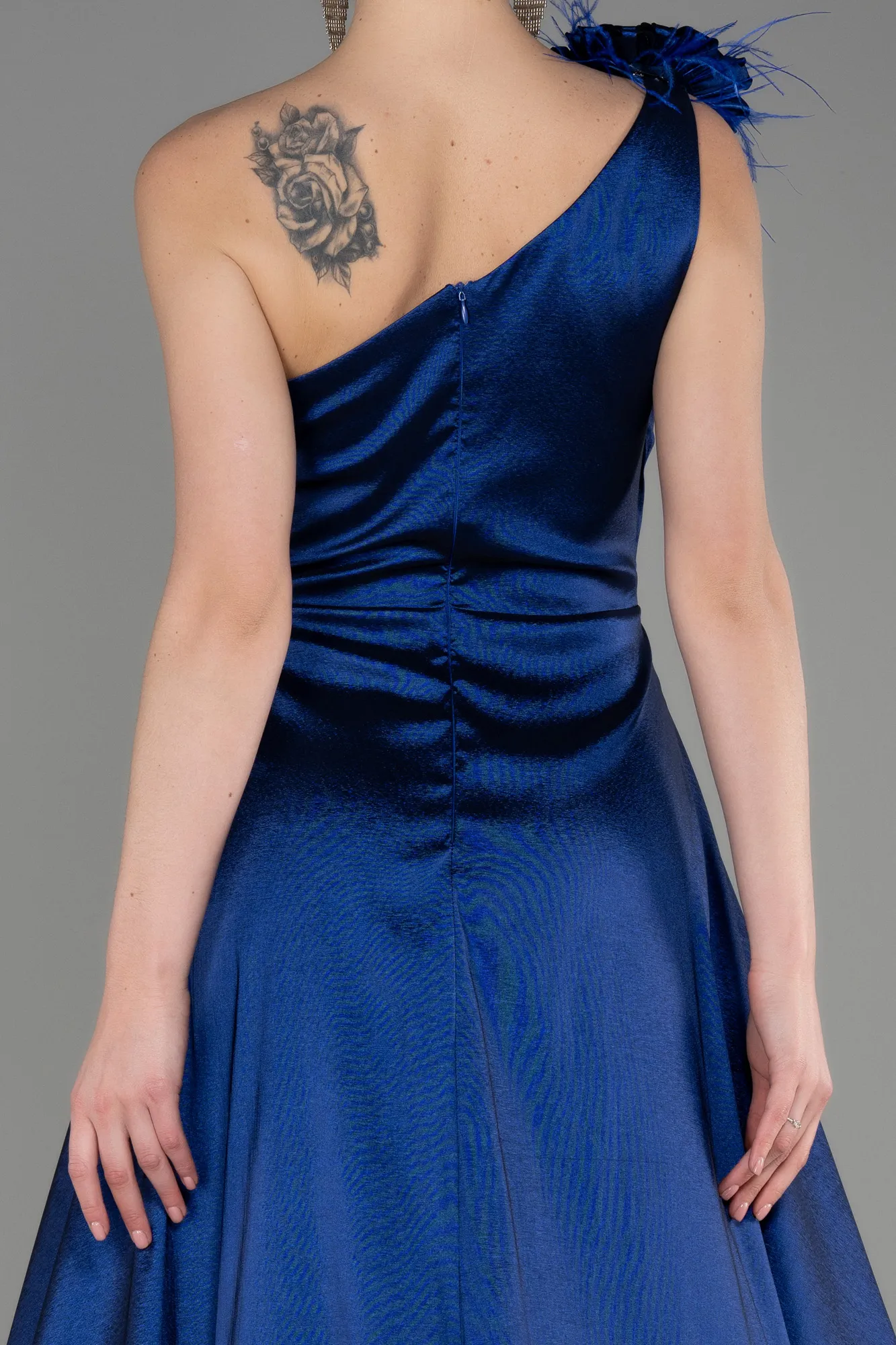Sax Blue-Long Evening Dress ABU3772