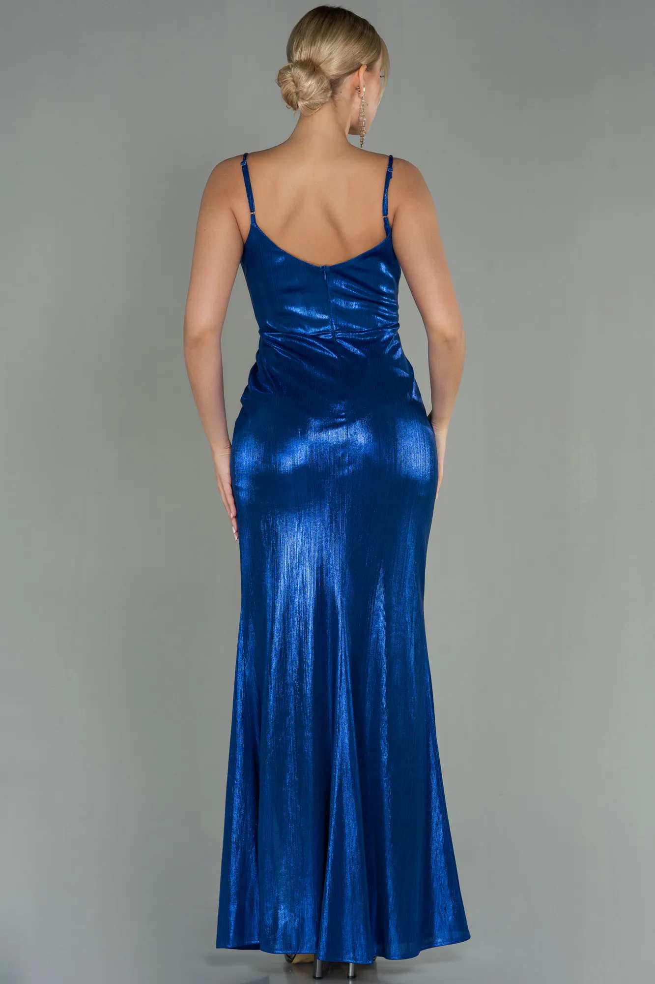 Sax Blue-Long Mermaid Prom Dress ABU3065