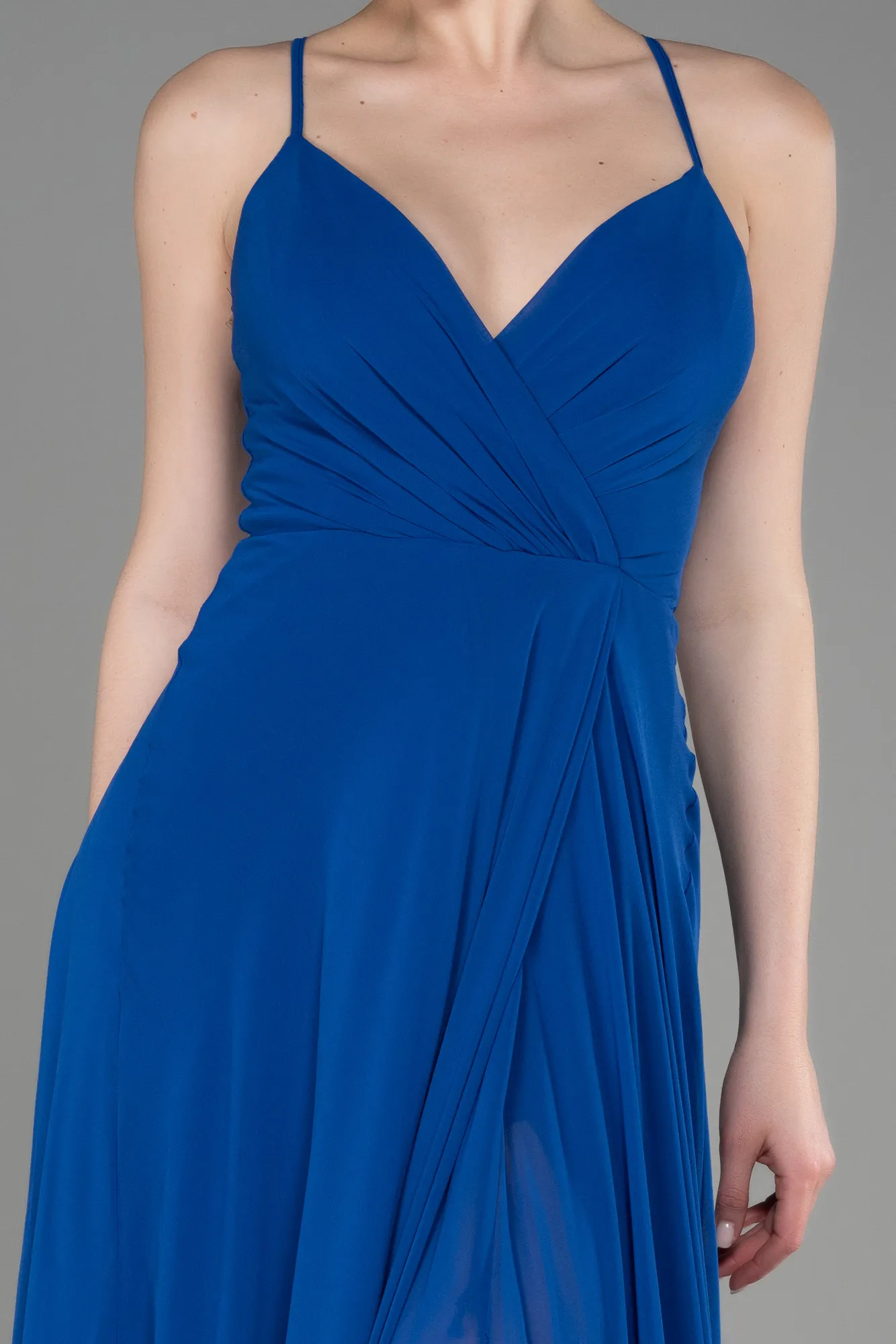 Sax Blue-Long Prom Gown ABU1305
