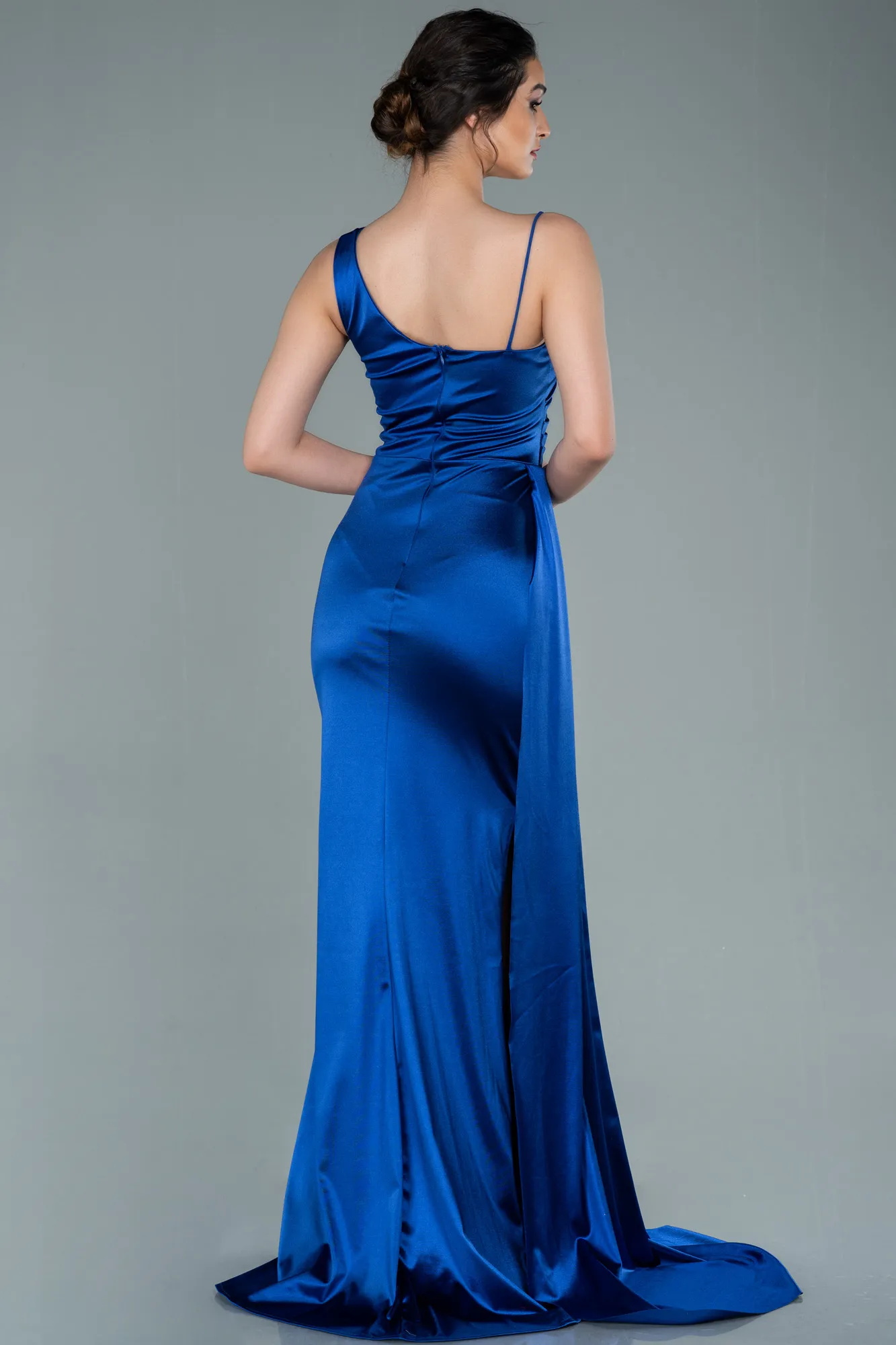 Sax Blue-Long Prom Gown ABU2373