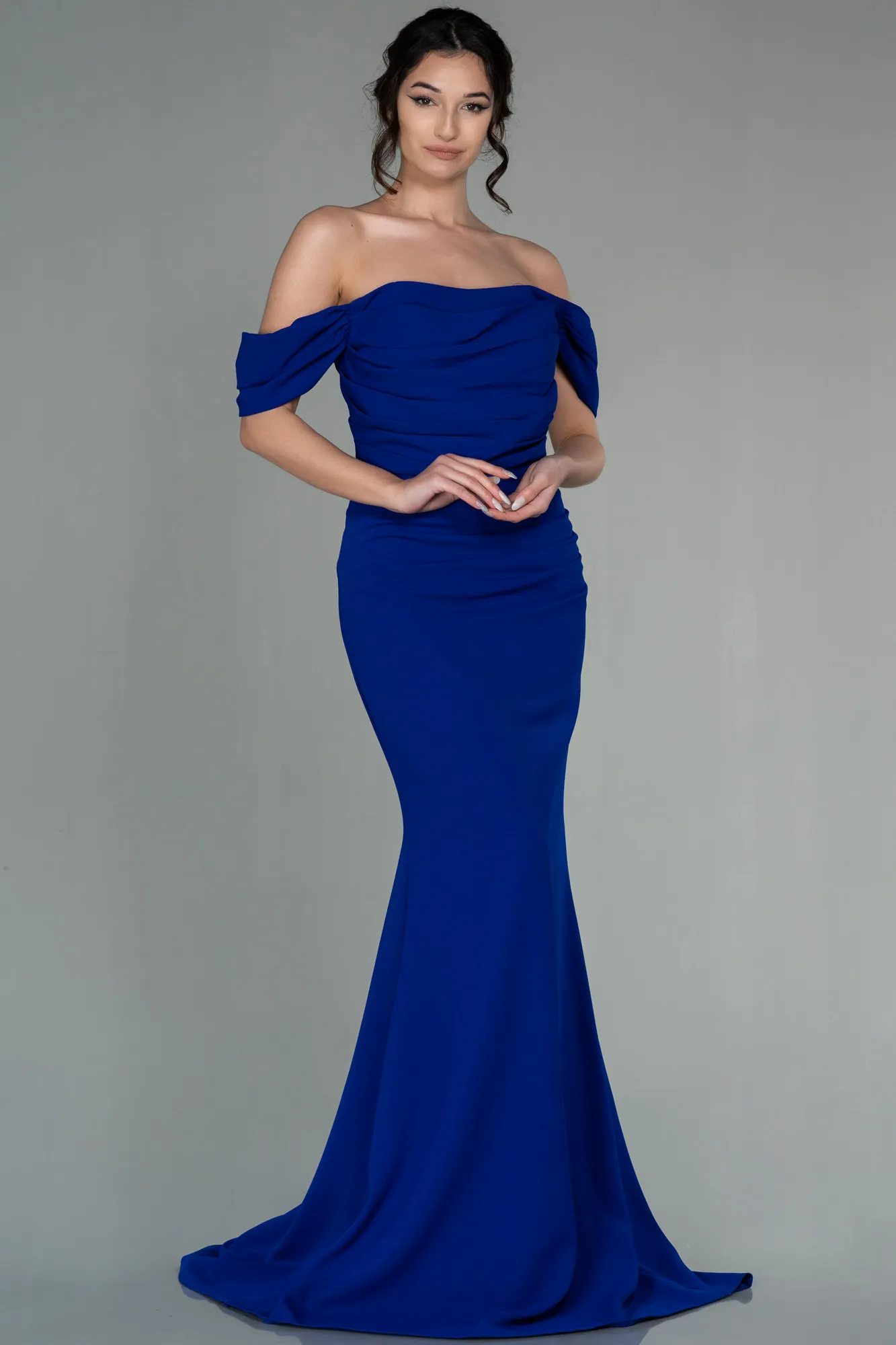 Sax Blue-Long Prom Gown ABU2783