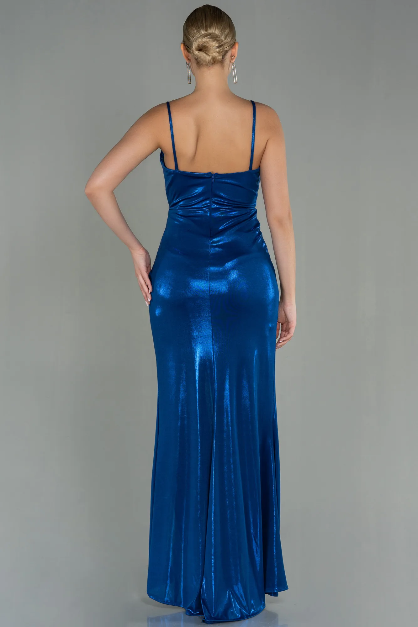 Sax Blue-Long Prom Gown ABU3057