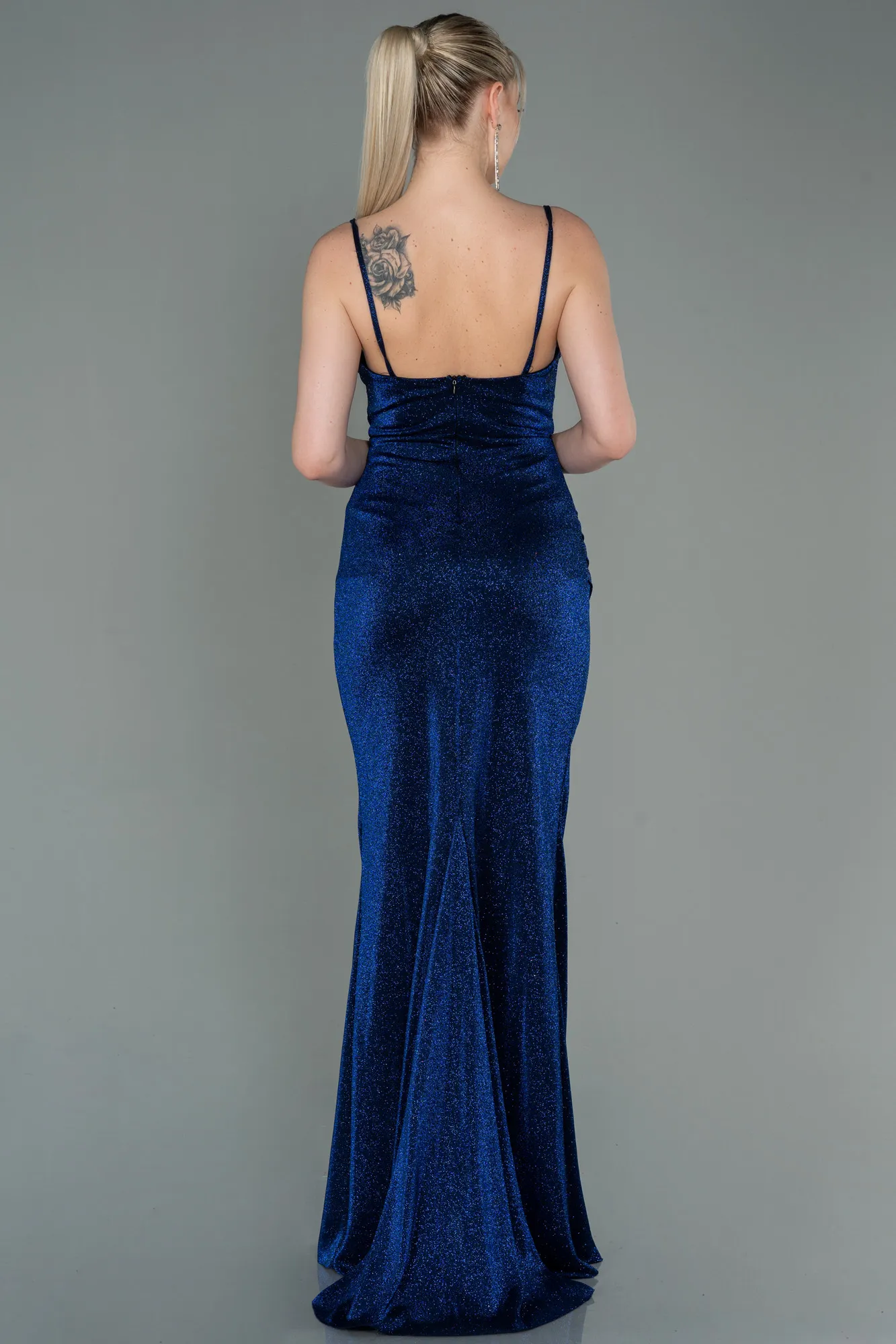 Sax Blue-Long Prom Gown ABU3182