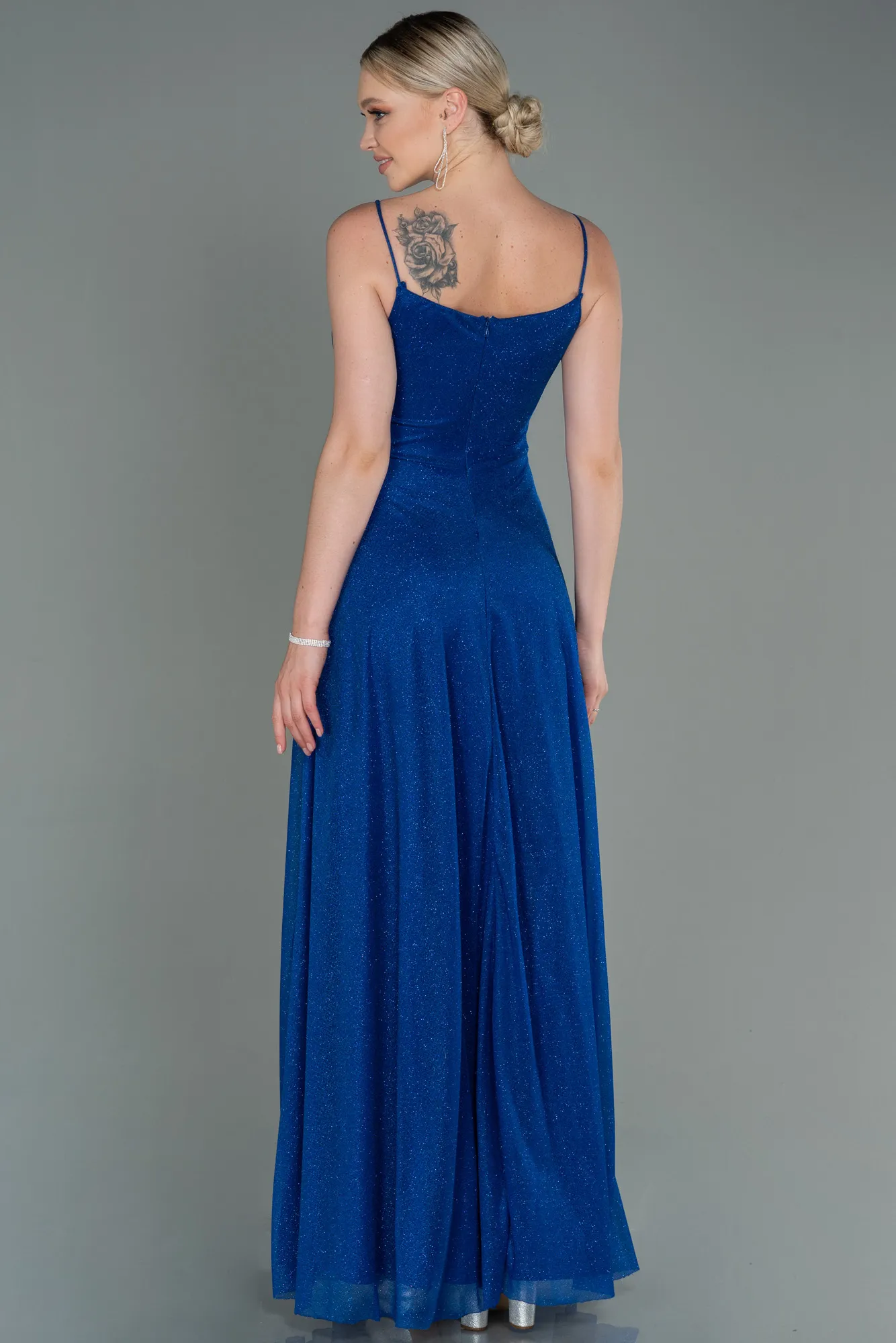 Sax Blue-Long Prom Gown ABU3195