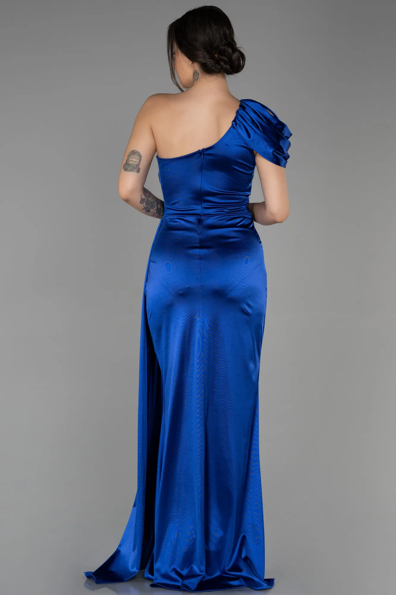 Sax Blue-Long Prom Gown ABU3325