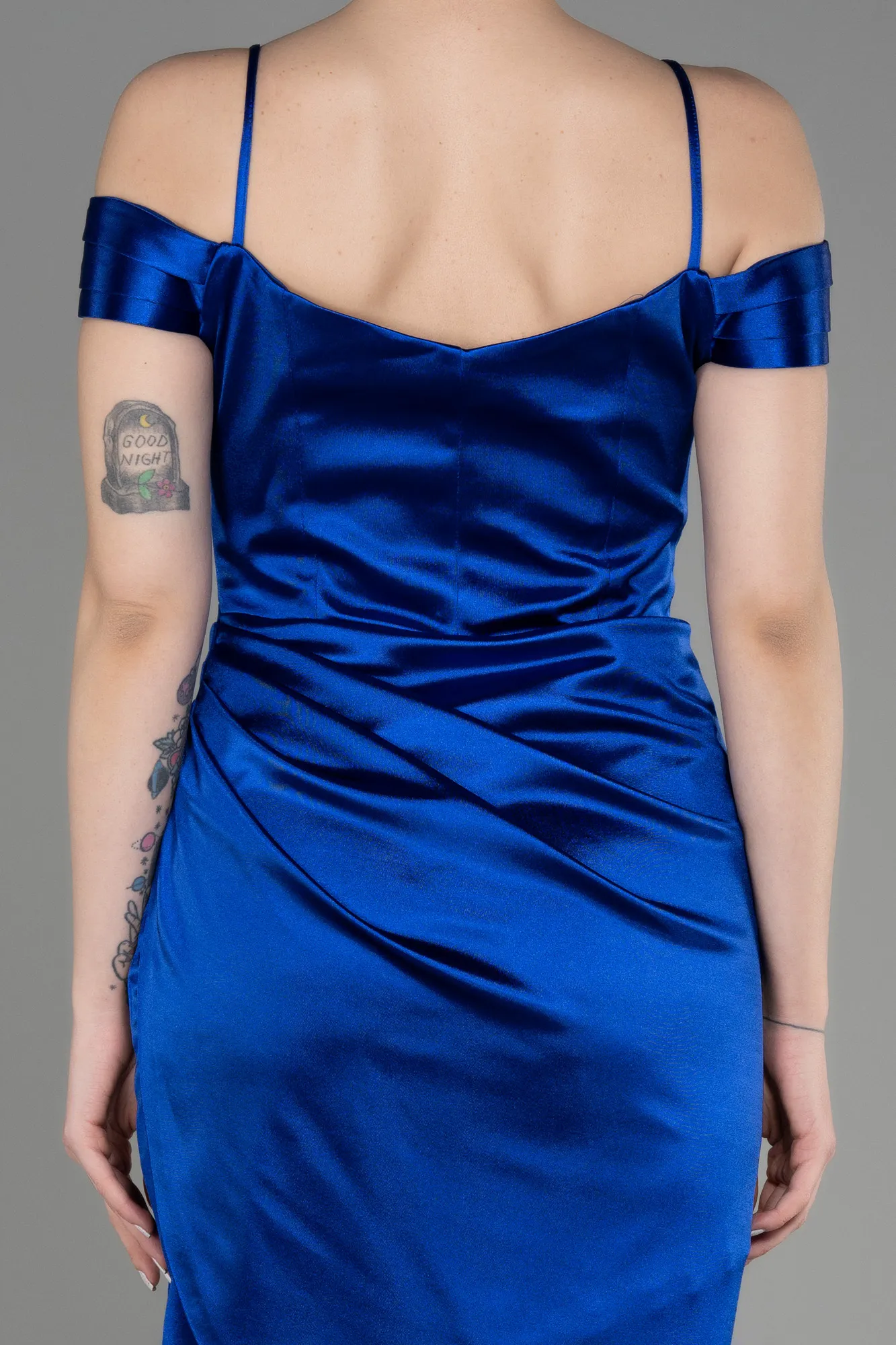 Sax Blue-Short Cocktail Dress ABK1989