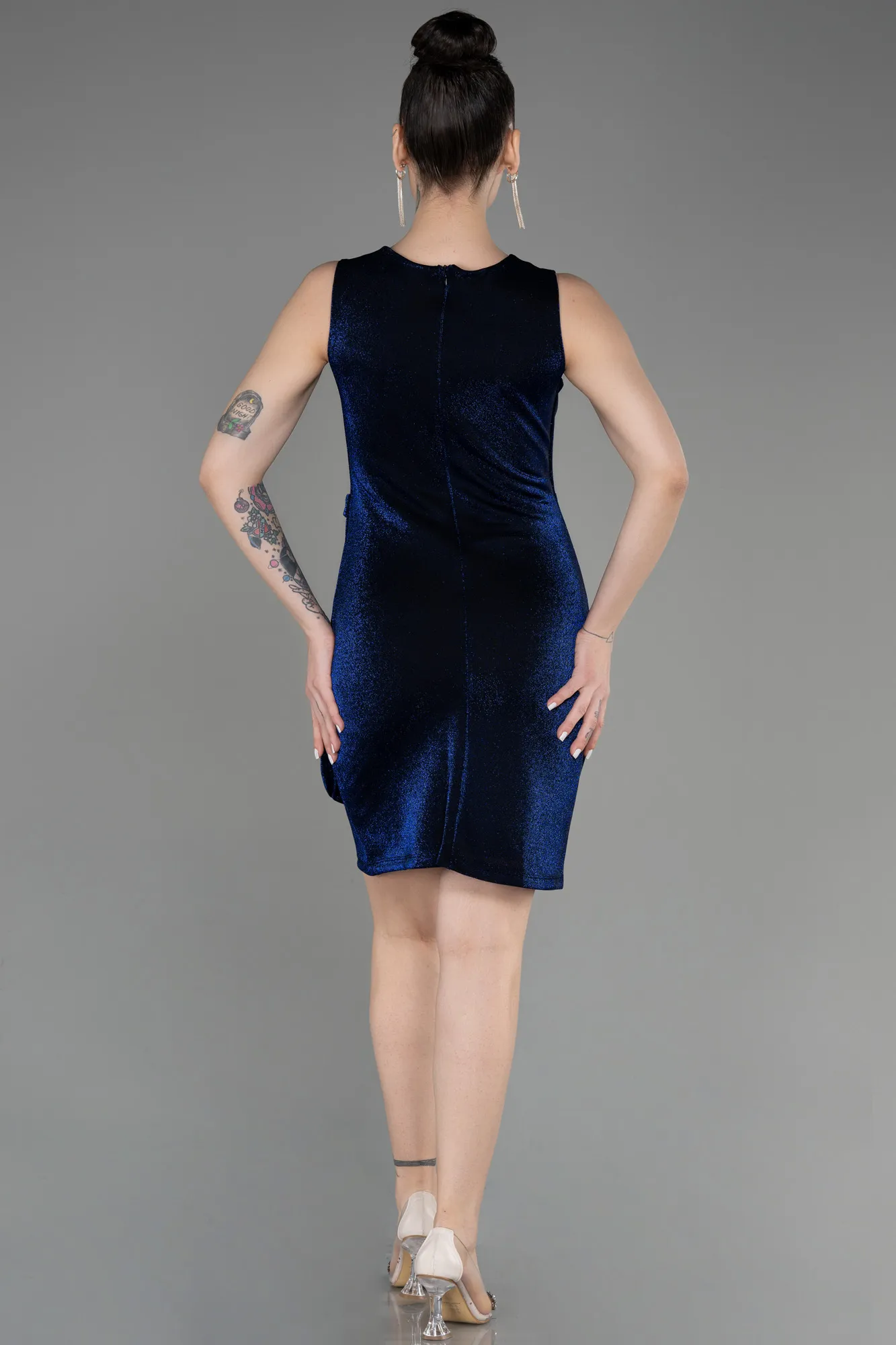 Sax Blue-Short Party Dress ABK1992