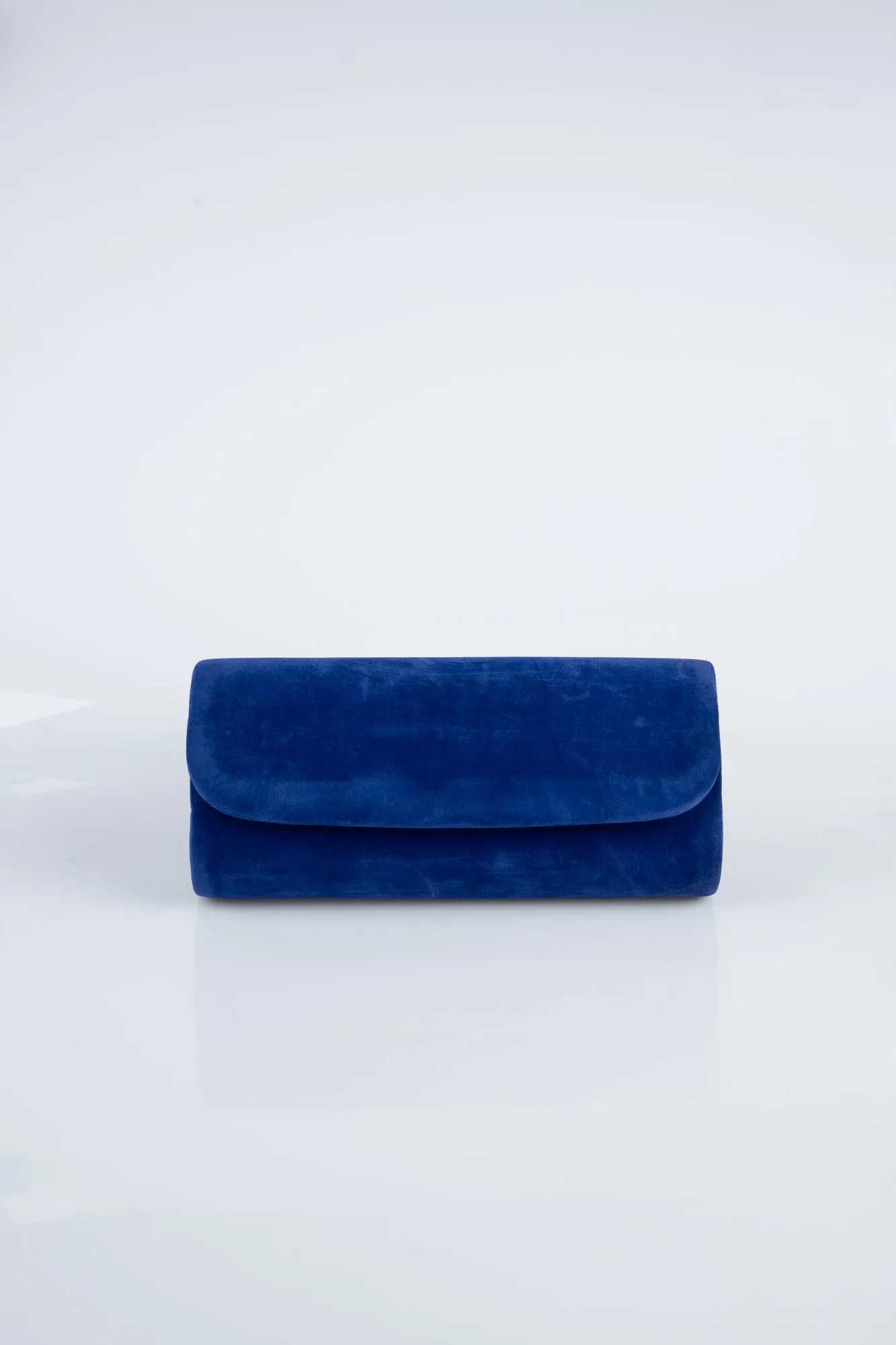 Sax Blue-Suede Evening Bag KC202