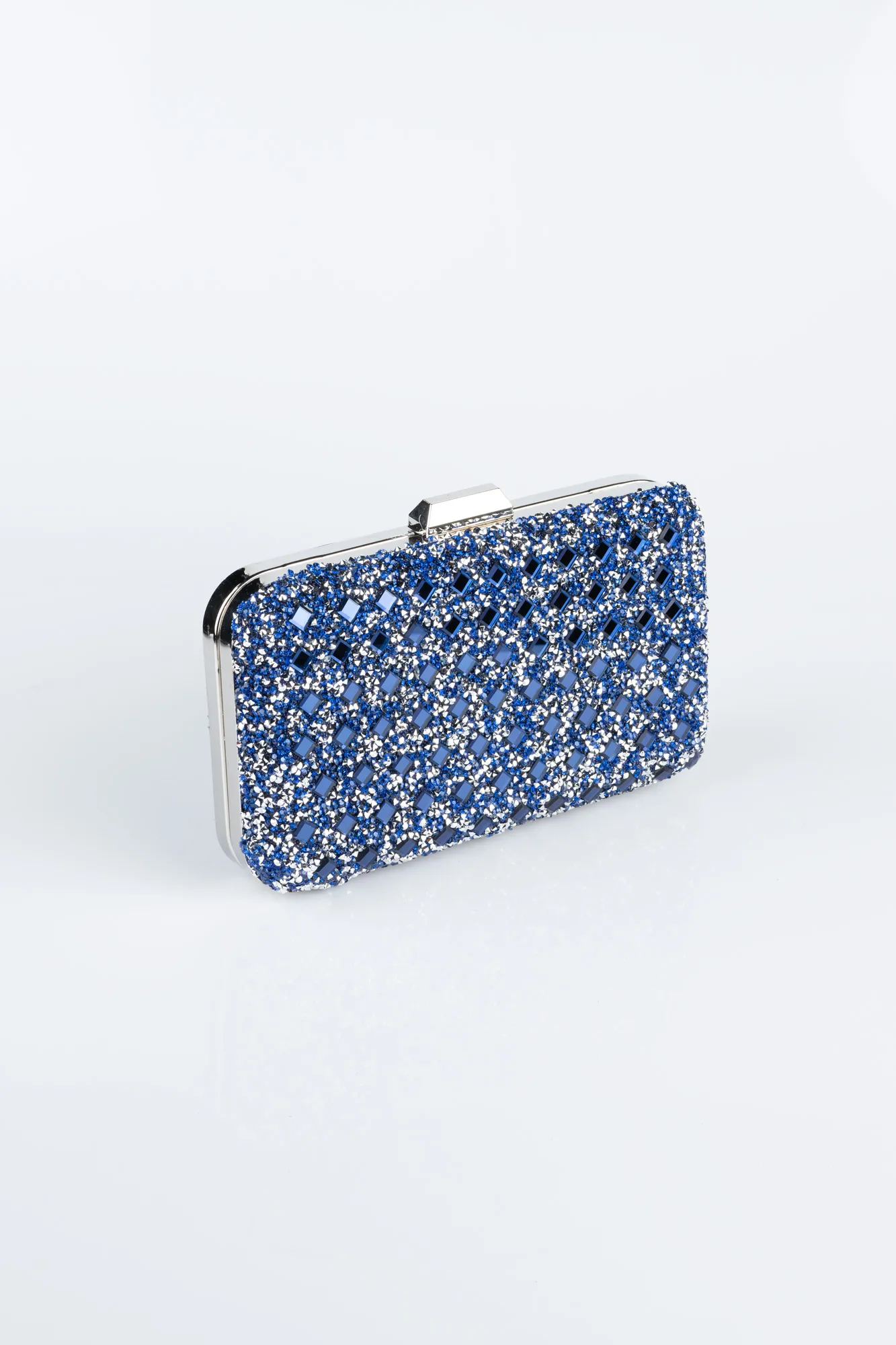 Sax Blue-Suede Night Bag SH827