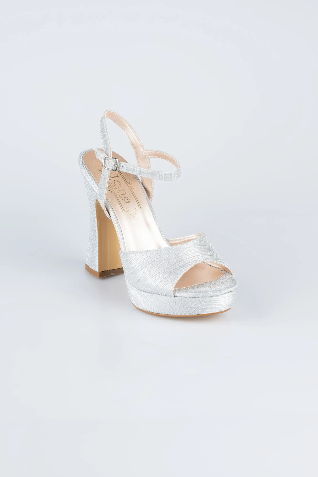 Silver-Laser Cut Evening Shoe MJ2600