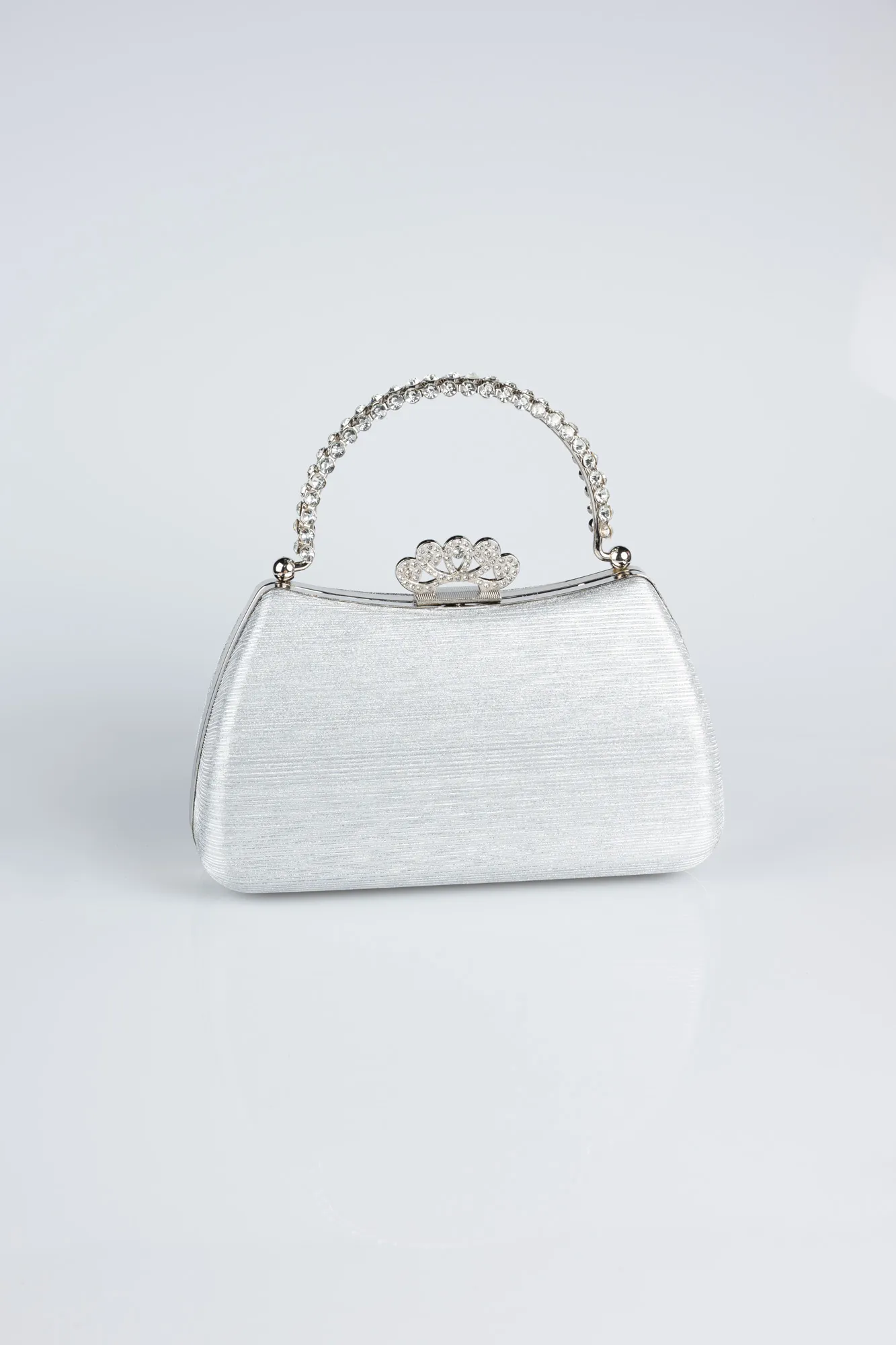 Silver-Laser Cut Night Bag KC311