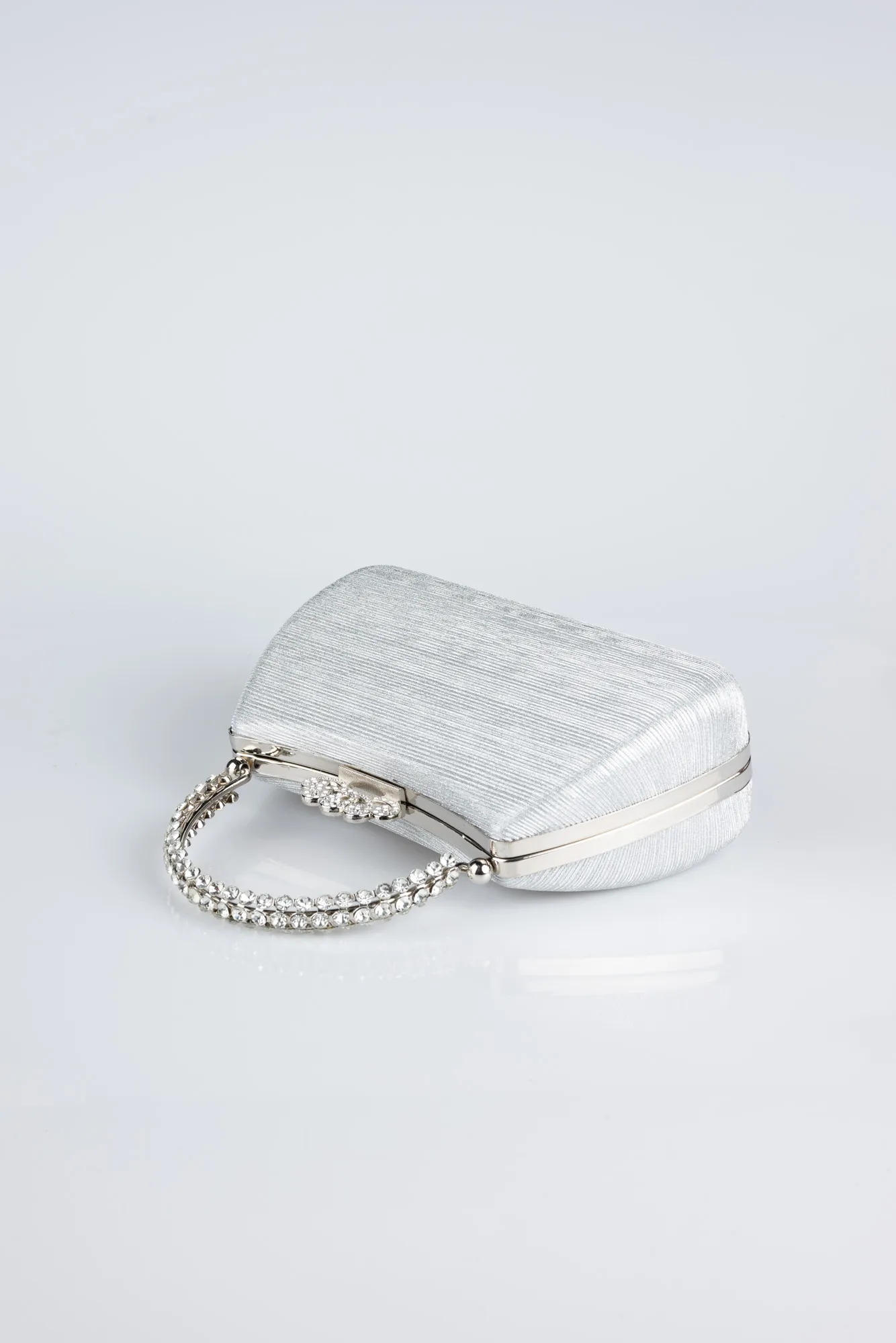 Silver-Laser Cut Night Bag KC311