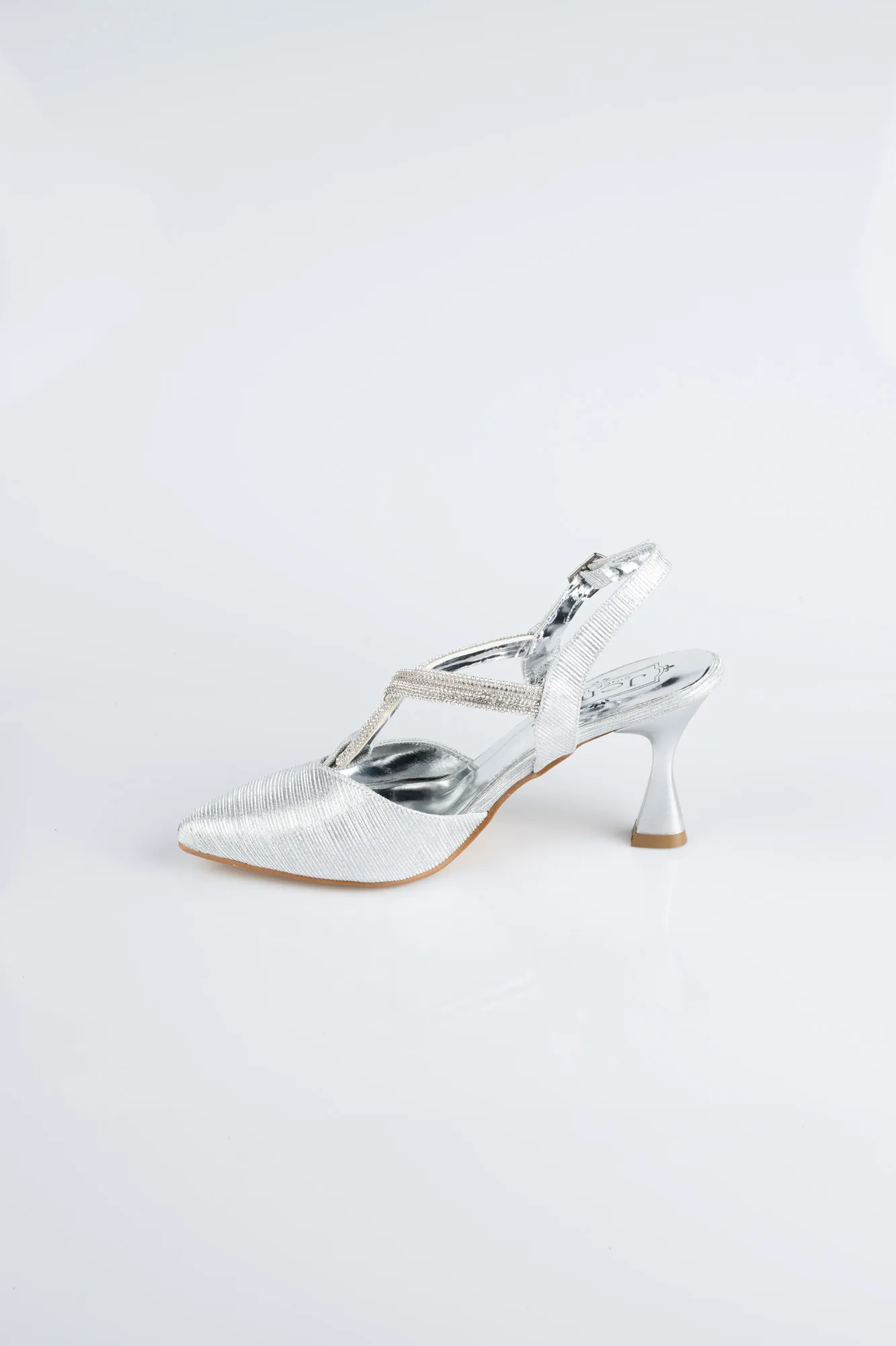 Silver-Laser Cut Stiletto MJL5161