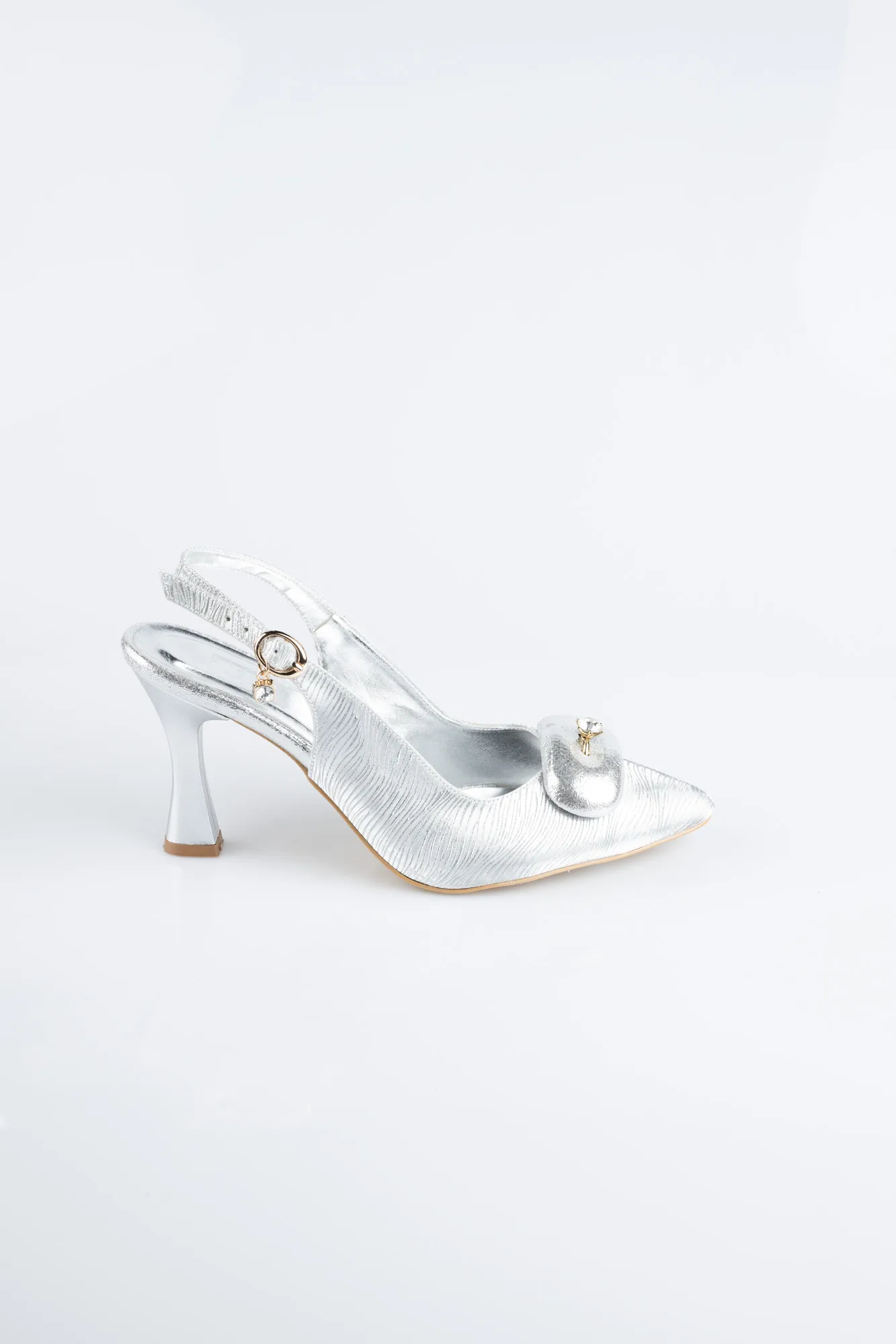 Silver-Laser Cut Stiletto MJL5164