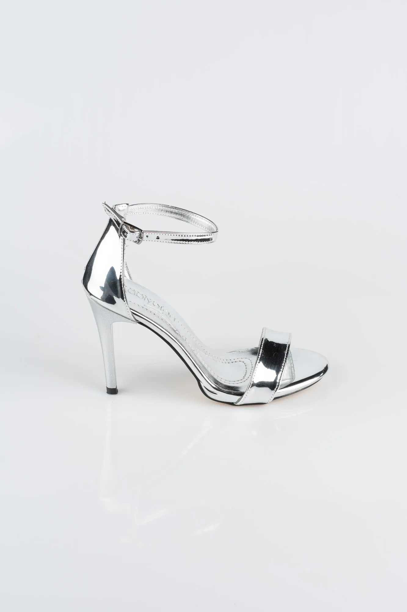 Silver-Mirror Evening Shoe ABA1452