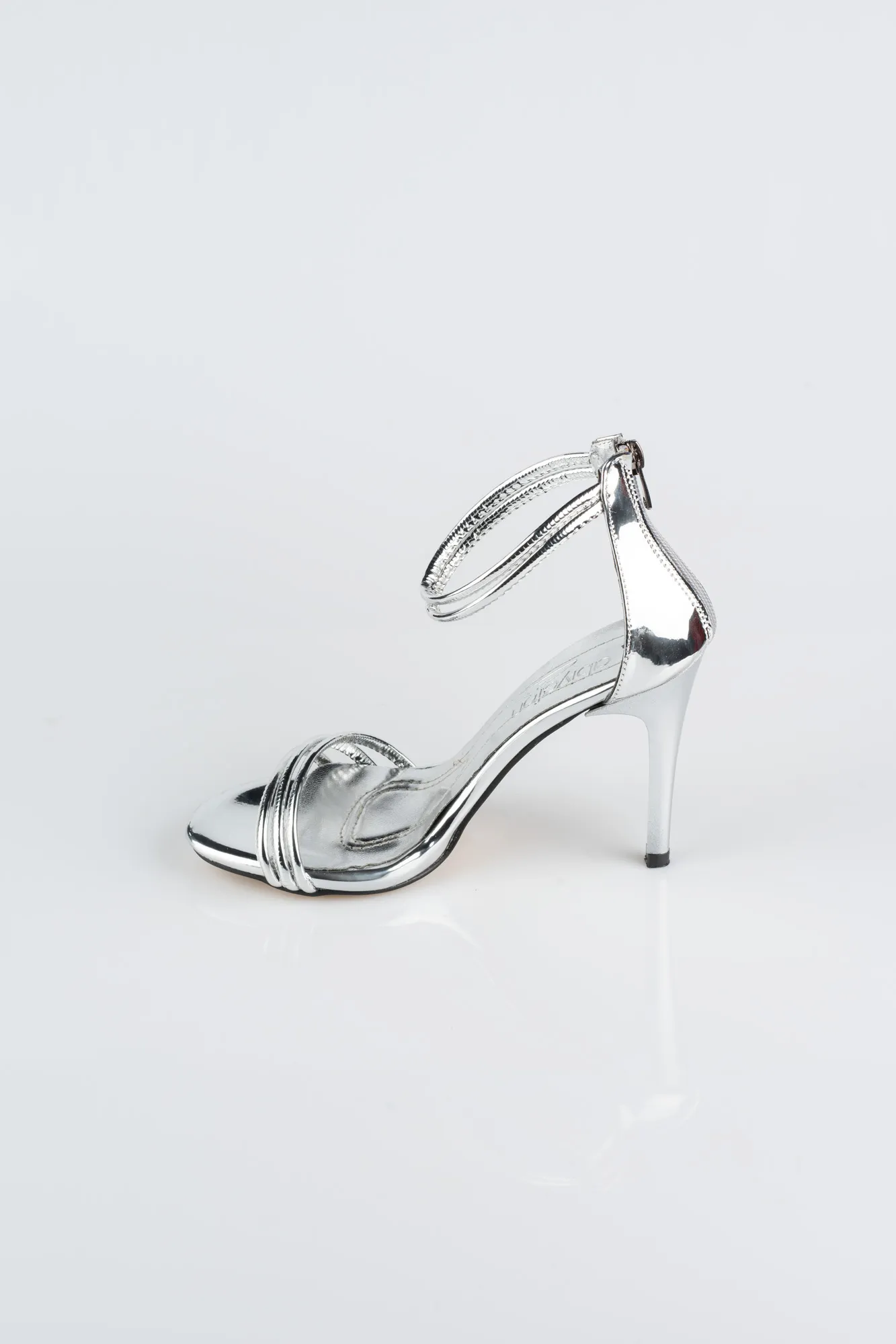 Silver-Mirror Evening Shoe ABA7631