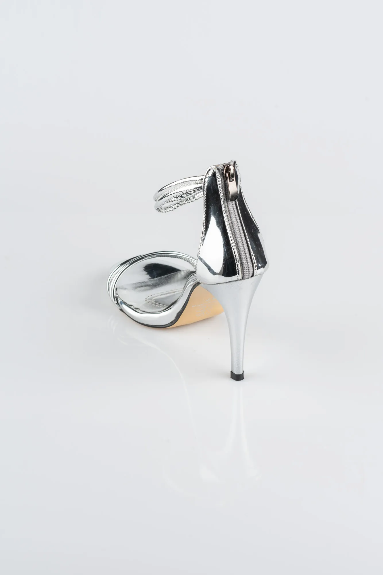 Silver-Mirror Evening Shoe ABA7631