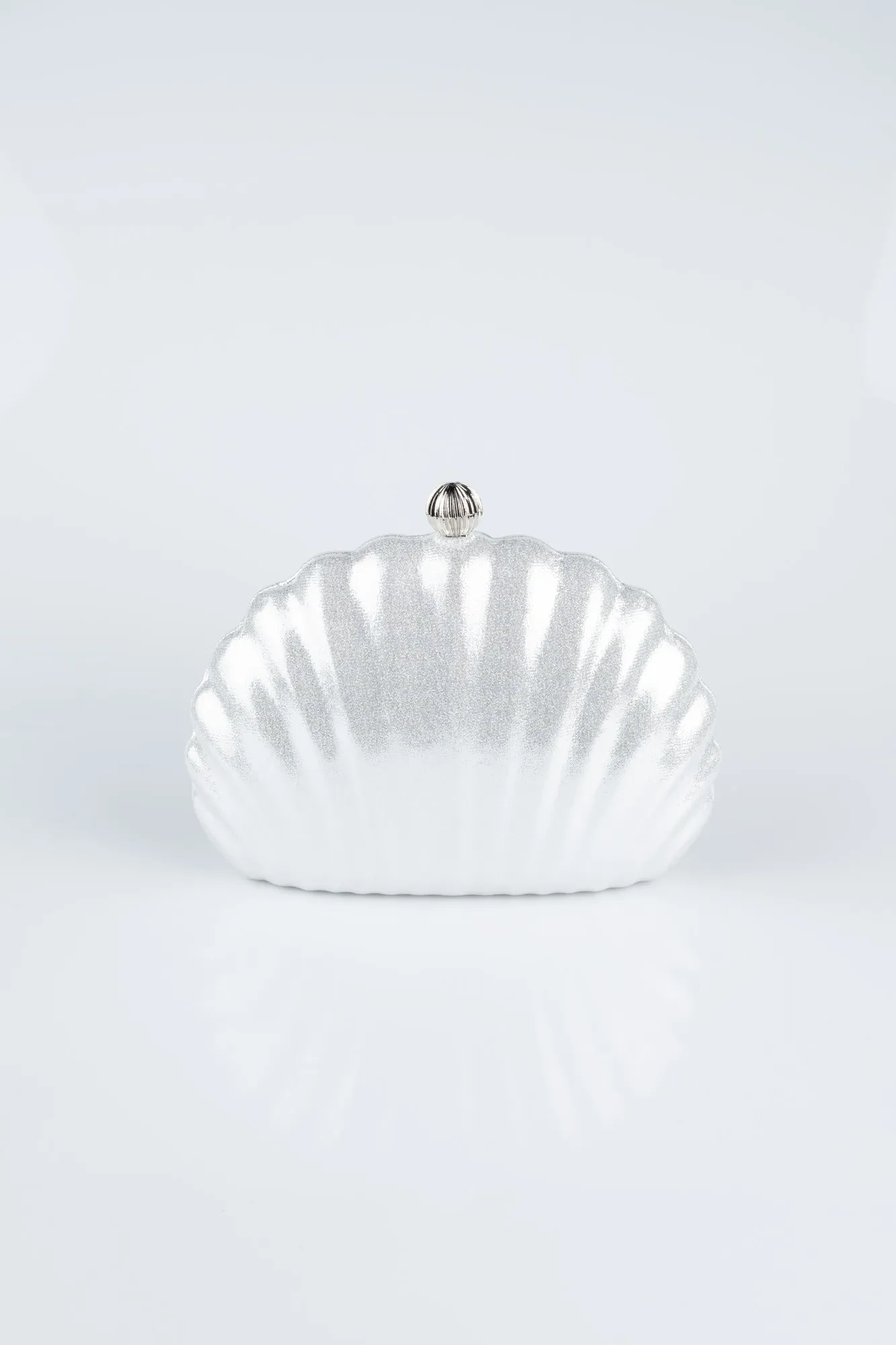 Silver-Plaster Fabric Evening Bag KC180