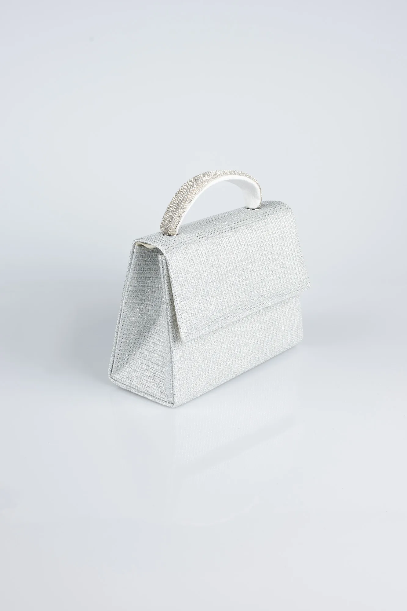 Silver-Silvery Evening Bag KC253