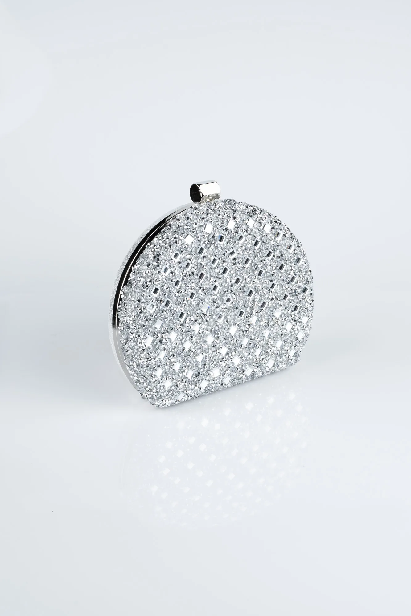 Silver-Stony Box Bag SH811