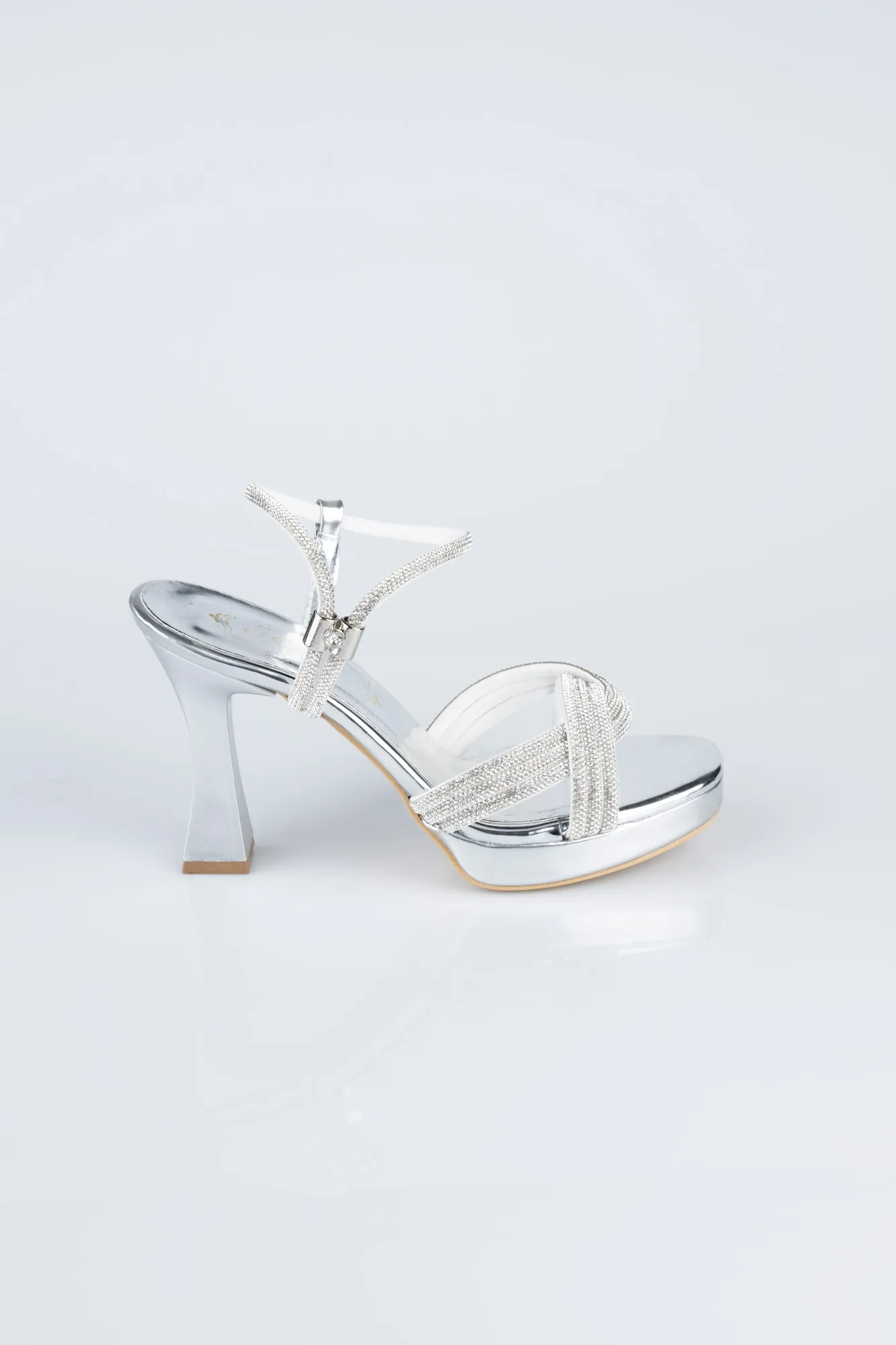 Silver-Stony Evening Shoe MJ2400