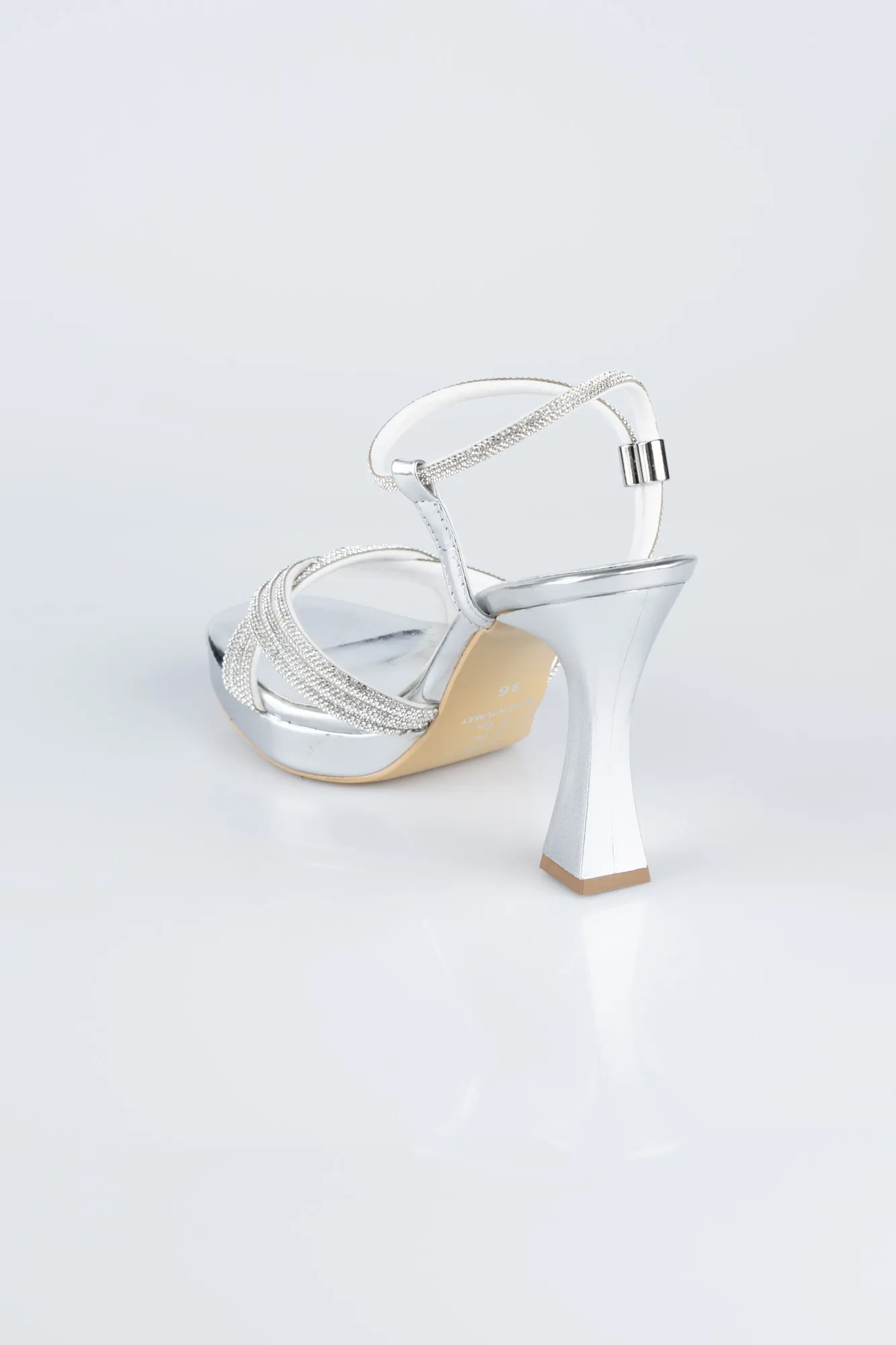 Silver-Stony Evening Shoe MJ2400