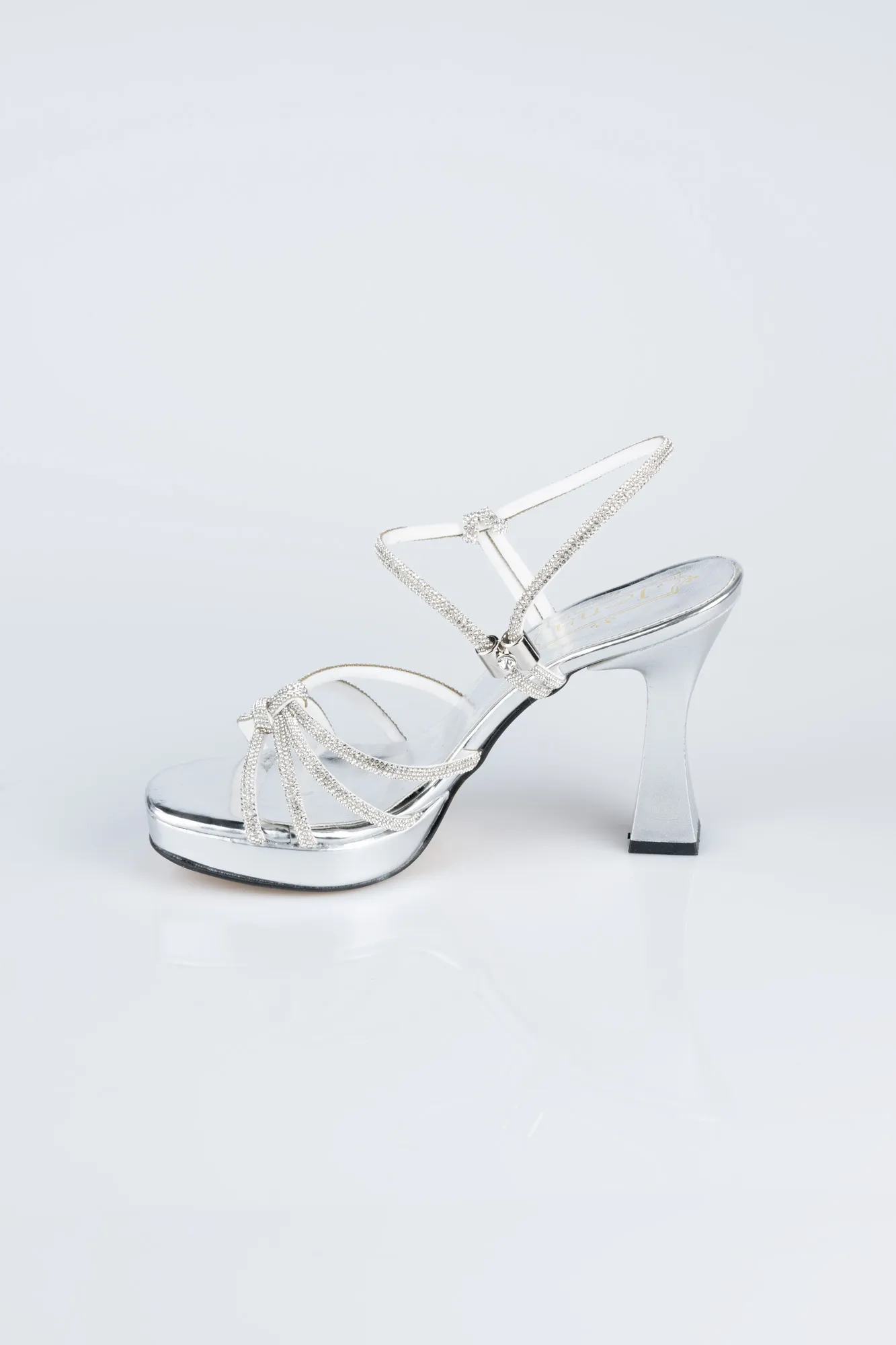 Silver-Stony Evening Shoe MJ2401