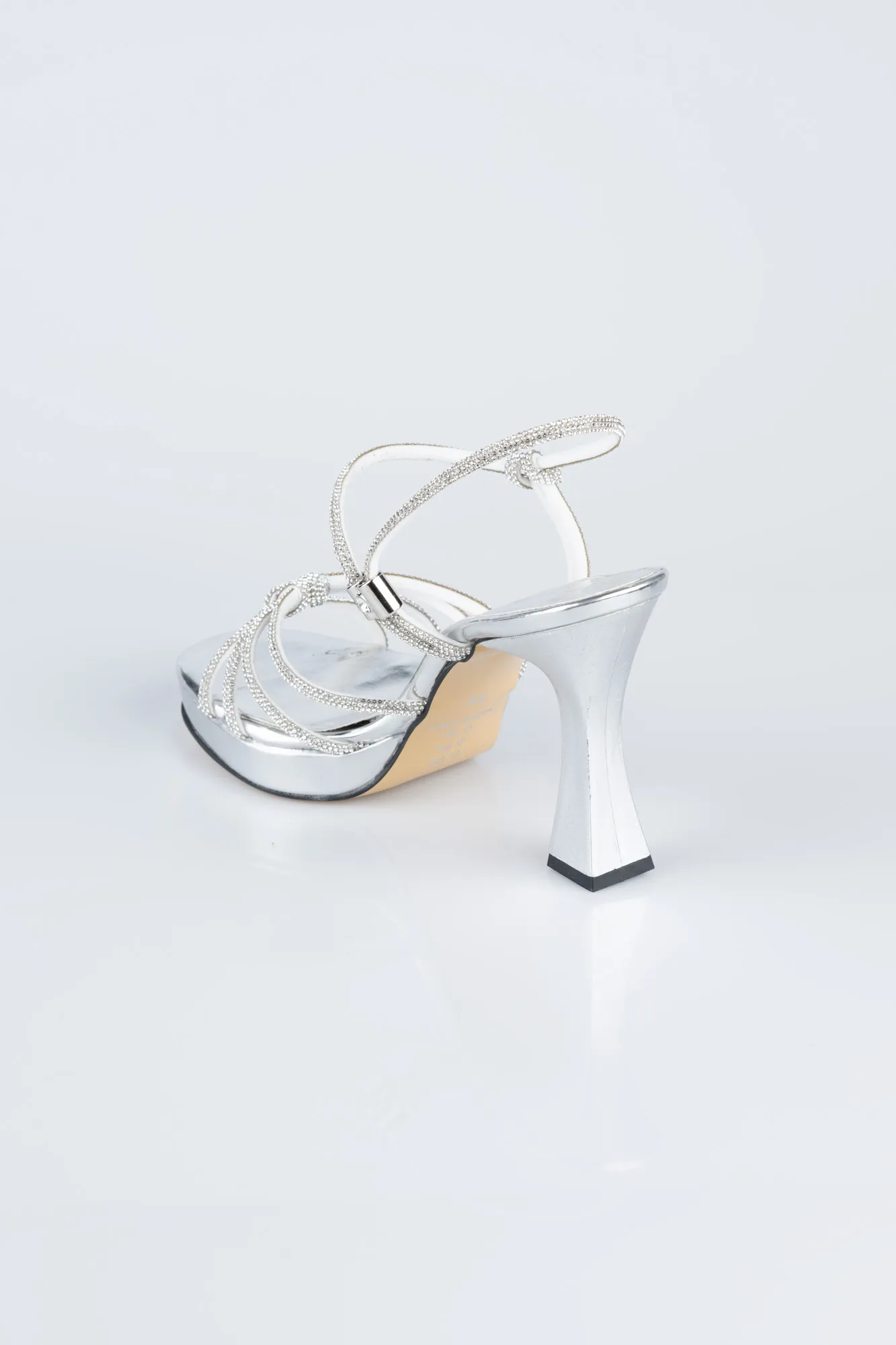 Silver-Stony Evening Shoe MJ2401