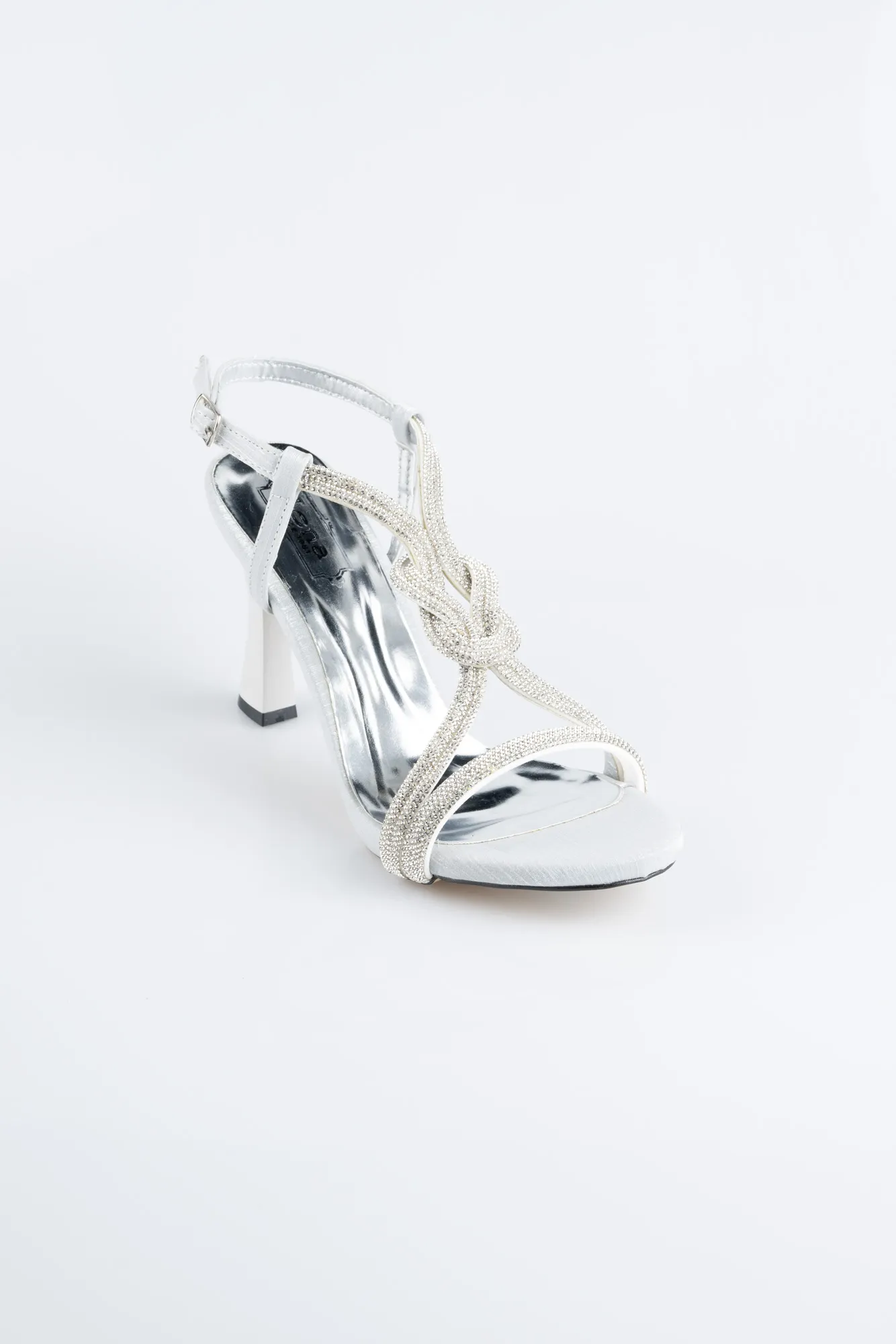 Silver-Stony Evening Shoe MJ5163