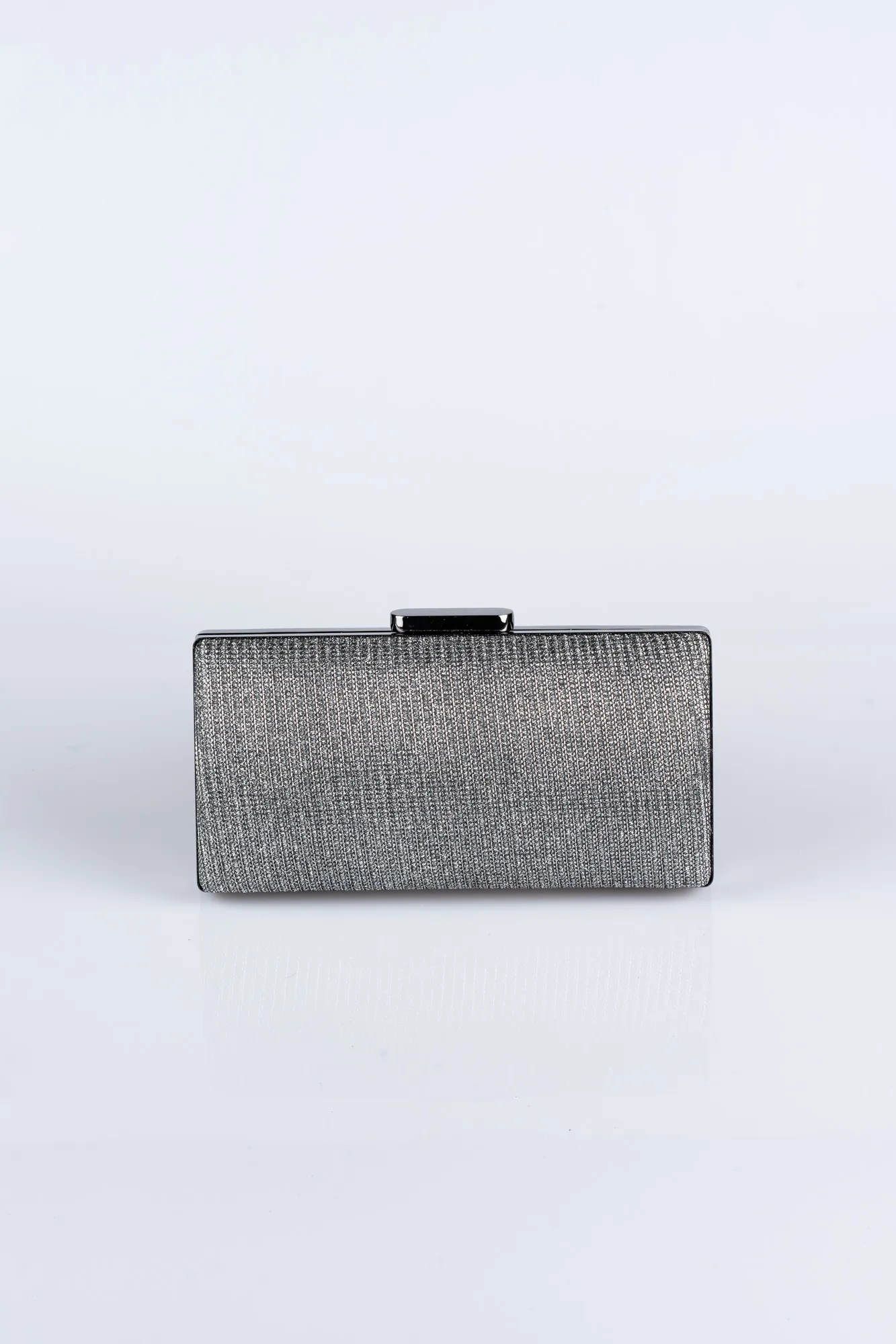 Smoked Color-Silvery Box Bag V233