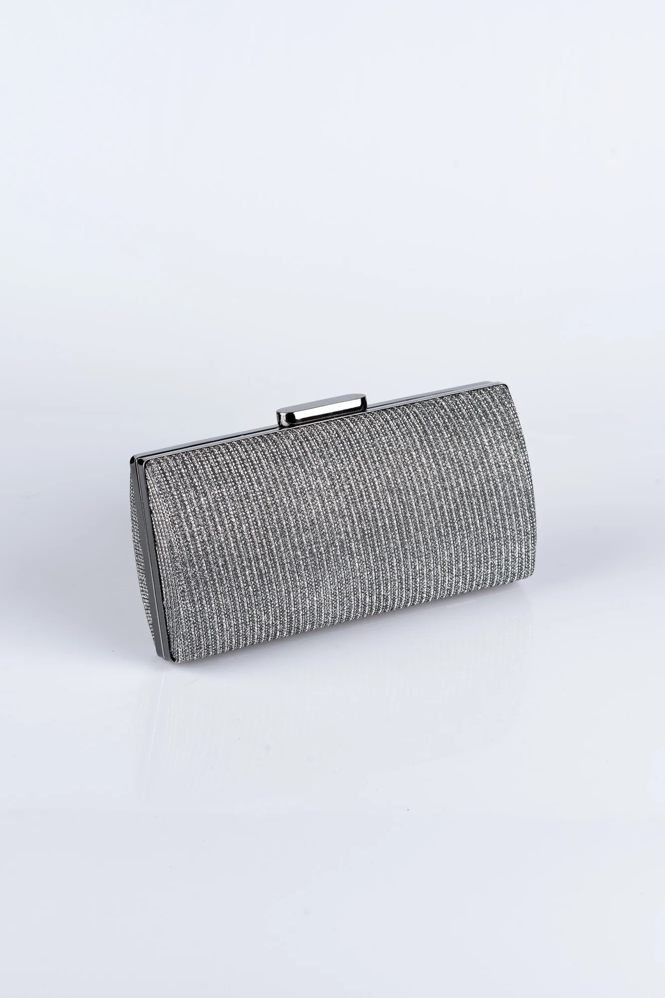 Smoked Color-Silvery Box Bag V233