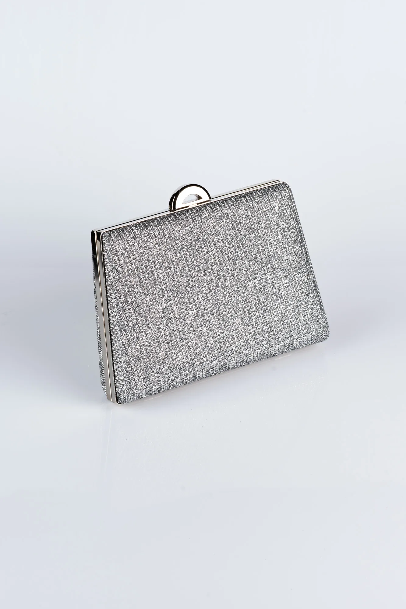 Smoked Color-Silvery Box Bag V249