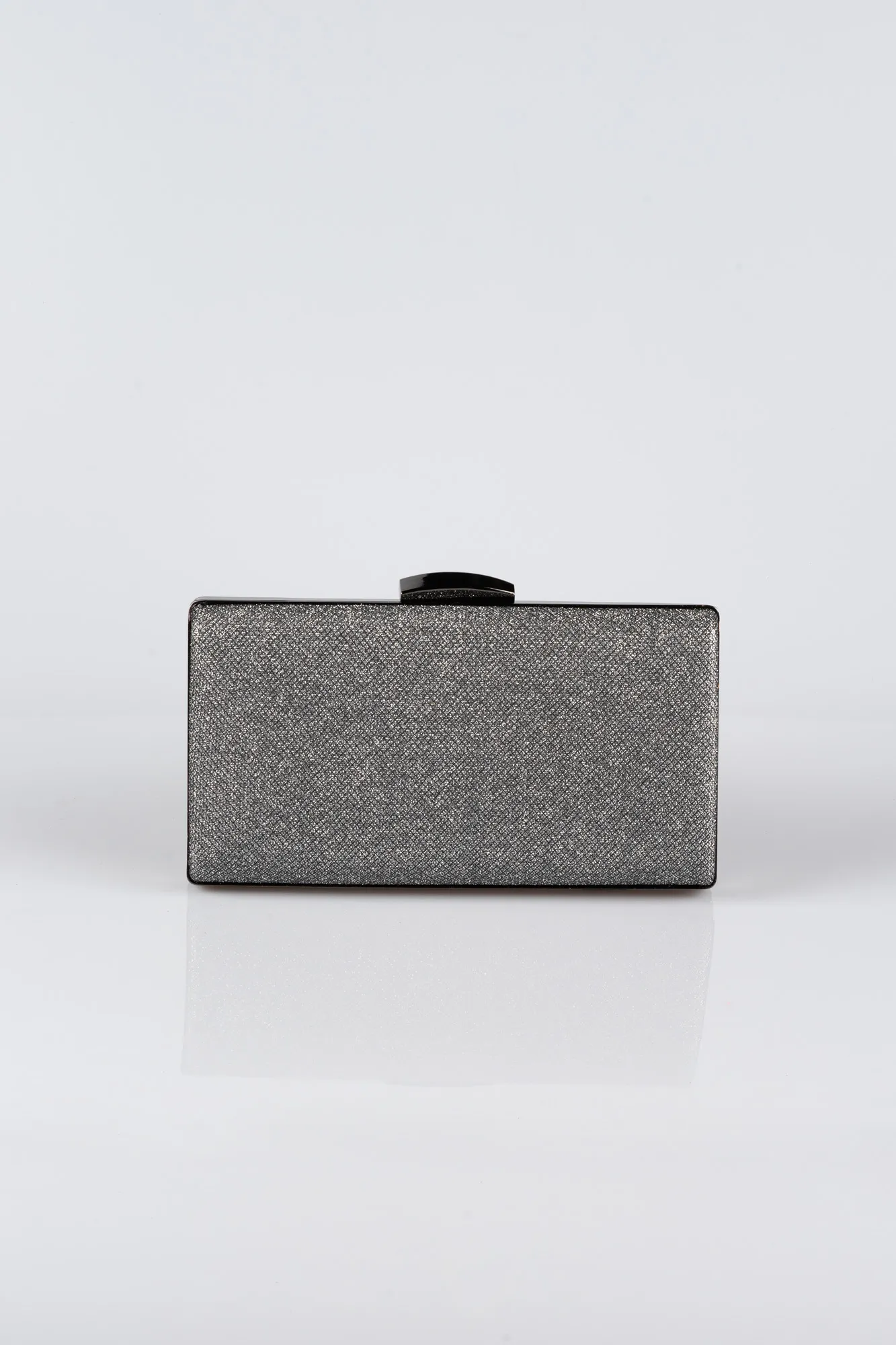 Smoked Color-Silvery Box Bag V273
