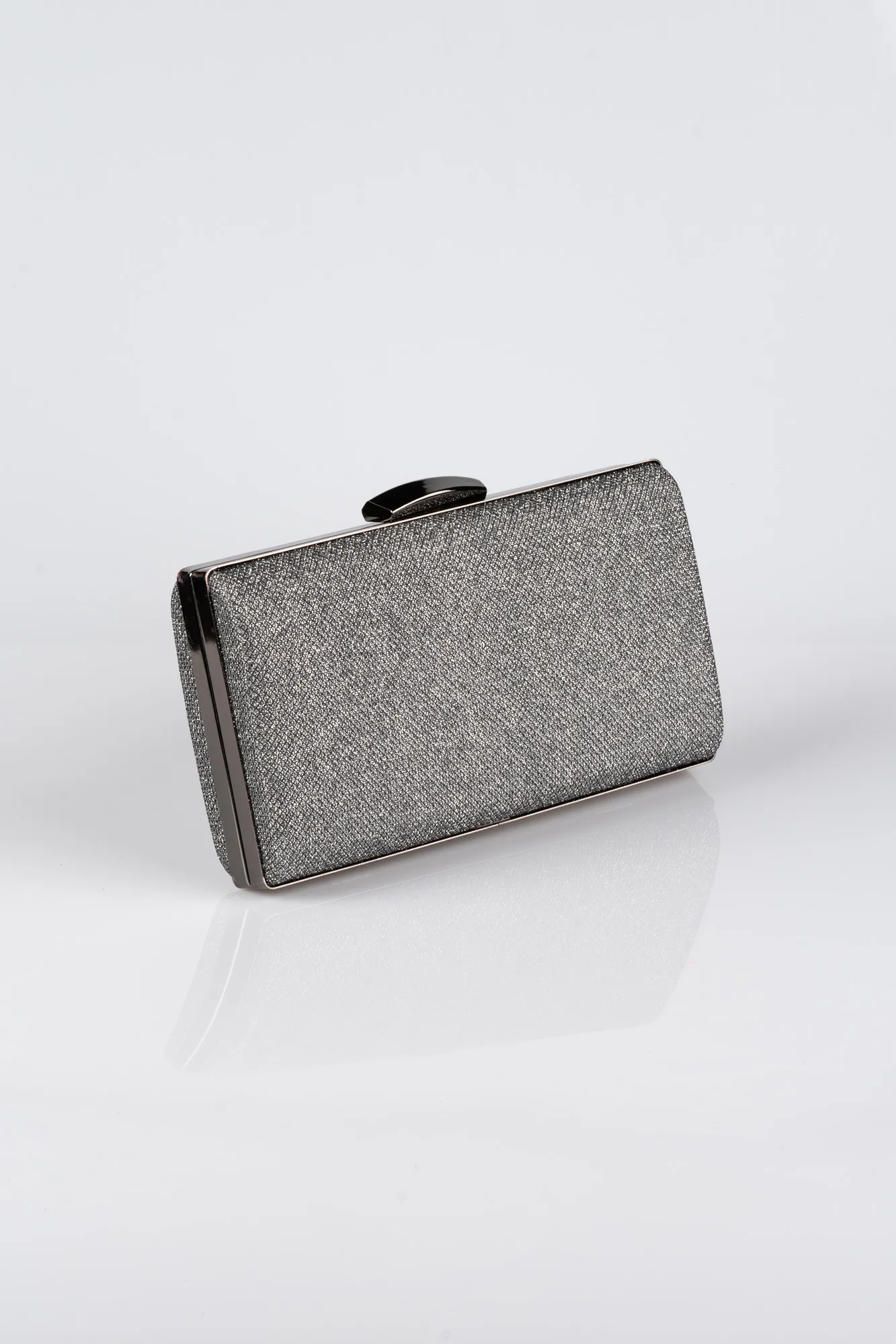 Smoked Color-Silvery Box Bag V273