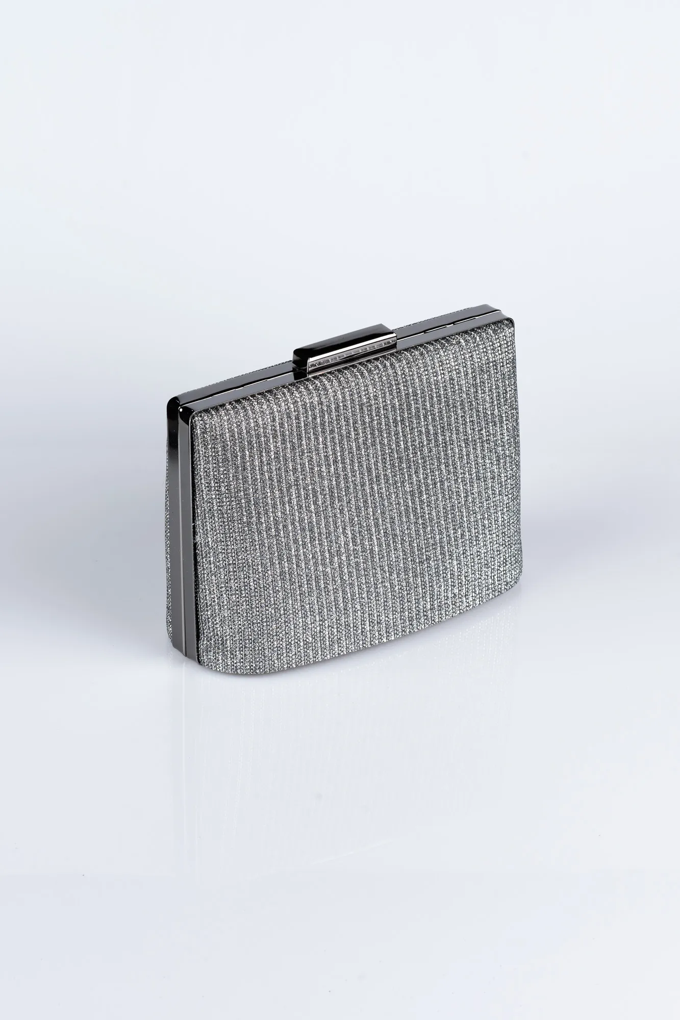 Smoked Color-Silvery Box Bag V288