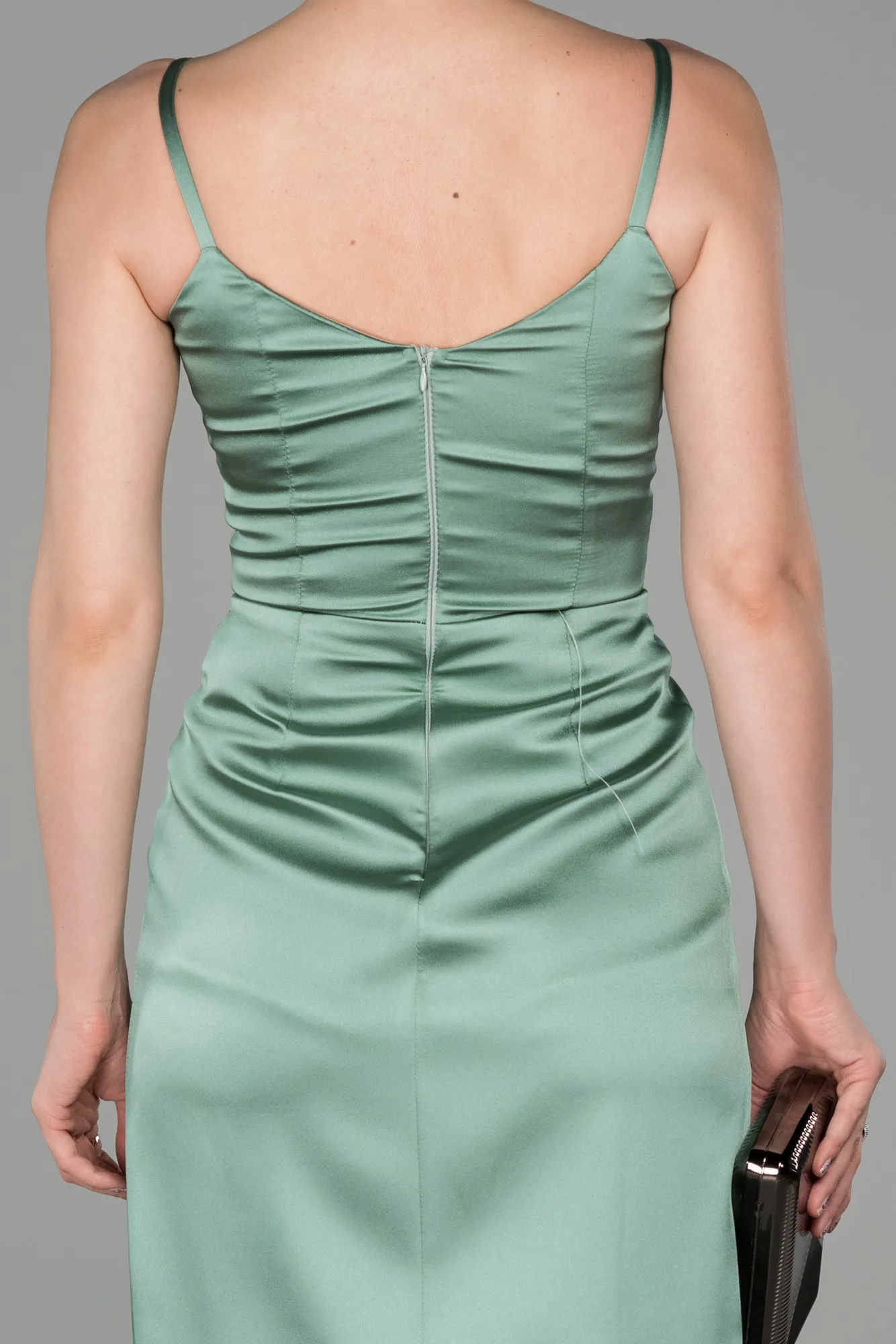 Turquoise-Long Engagement Dress ABU564